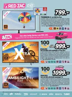 RED ZAC Flugblatt ab 06.12.2025 gültig | Seite: 18 | Produkte: TV, Fernseher, Kabel, Satellit