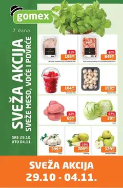 Gomex sveža akcija - pregled Gomex kataloga - važi od 29.10.2025