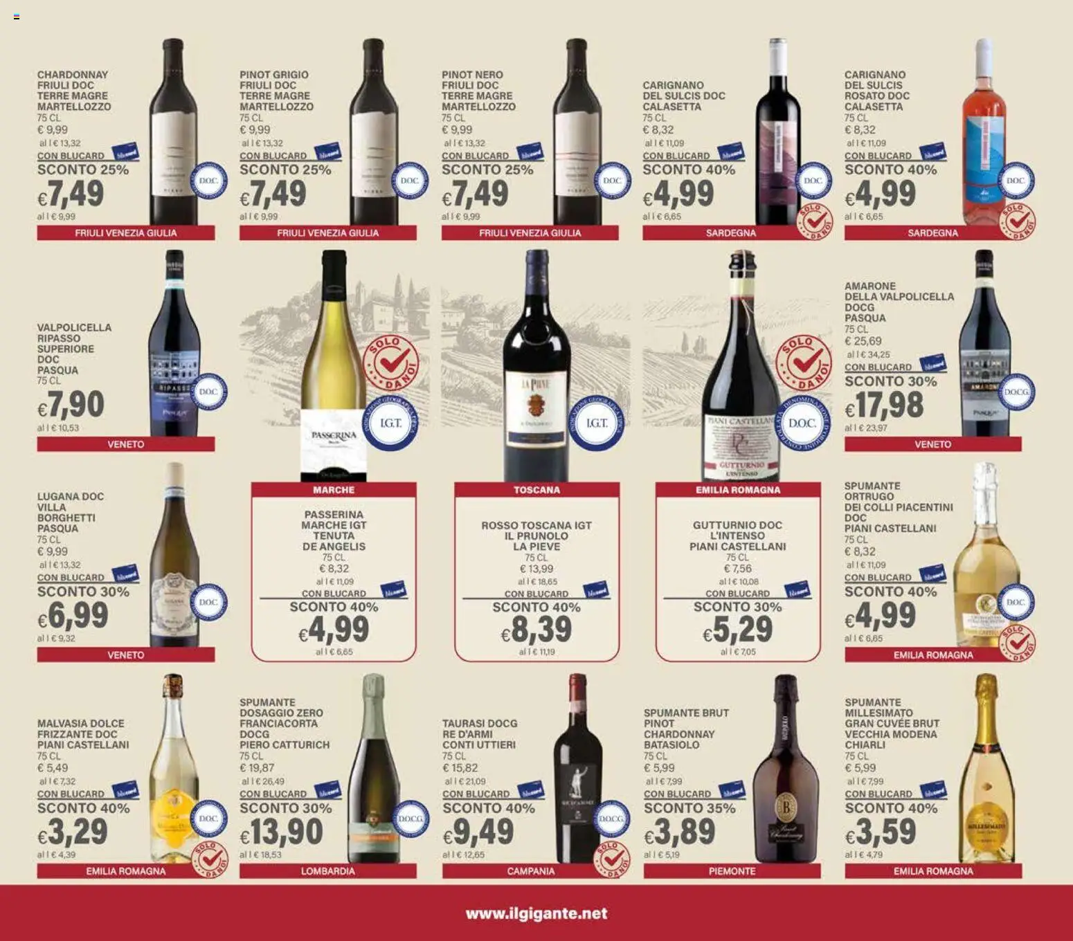 Volantino Il Gigante del 19.02.2026 | Pagina: 5 | Prodotti: Spumante