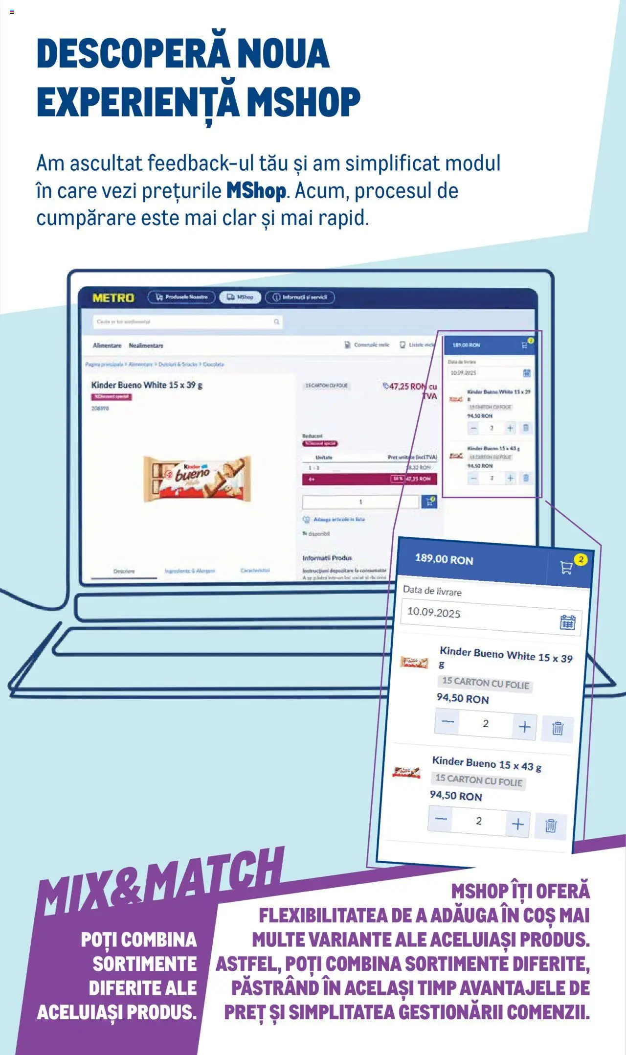 Noul catalog Metro – valabil de la 22.09.2025 | Pagină: 3 | Produse: Coș