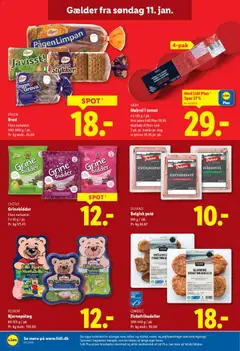 Lidl - Tilbudsavis gyldig fra 11.01.2026 | Side: 7 | Produkter: Brød, Søm, Peberfrugt, Torsk