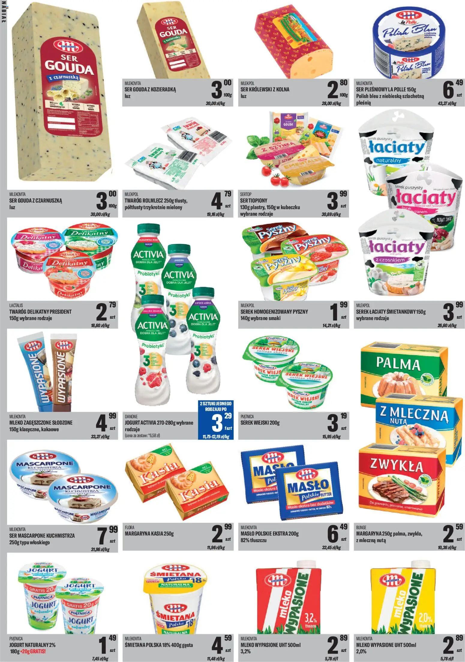TomiMarkt Gazetka od 07.11.2025 | Strona: 6 | Produkty: Ser pleśniowy, Mleko, Masło, Ser gouda