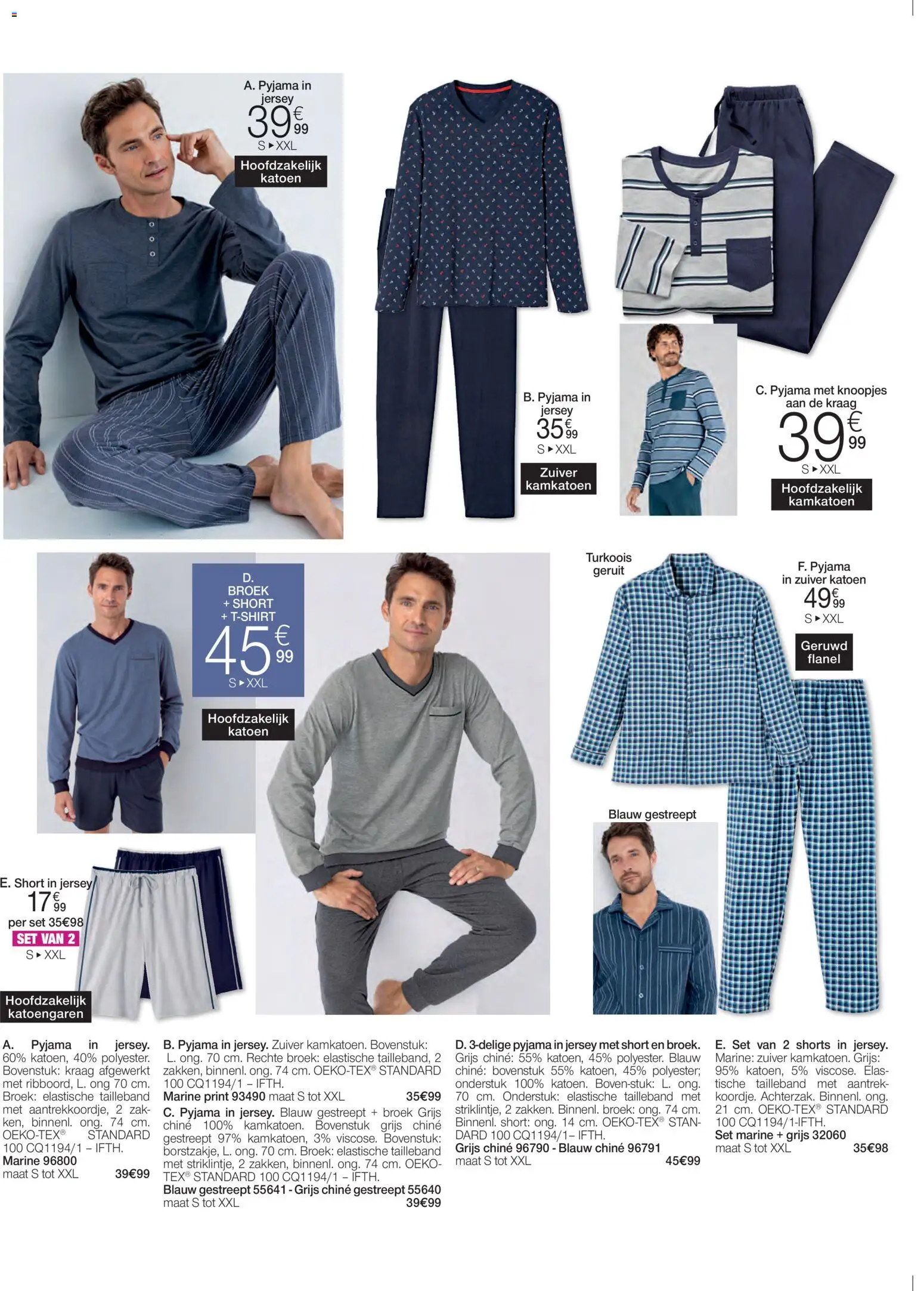 {H1} | Pagina: 44 | Producten: Zak, Turkoois, Broek, Pyjama