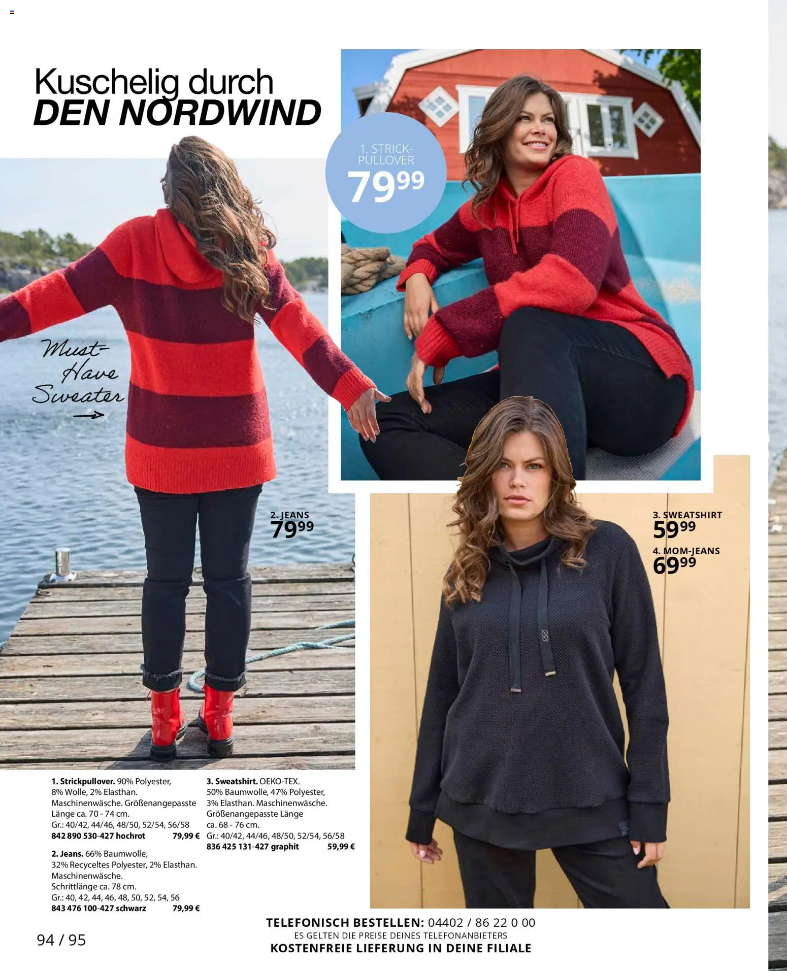 Ulla Popken Prospekt 	 – gültig ab 01.11.2025 | Seite: 94 | Produkte: Sweatshirt, Pullover, Jeans