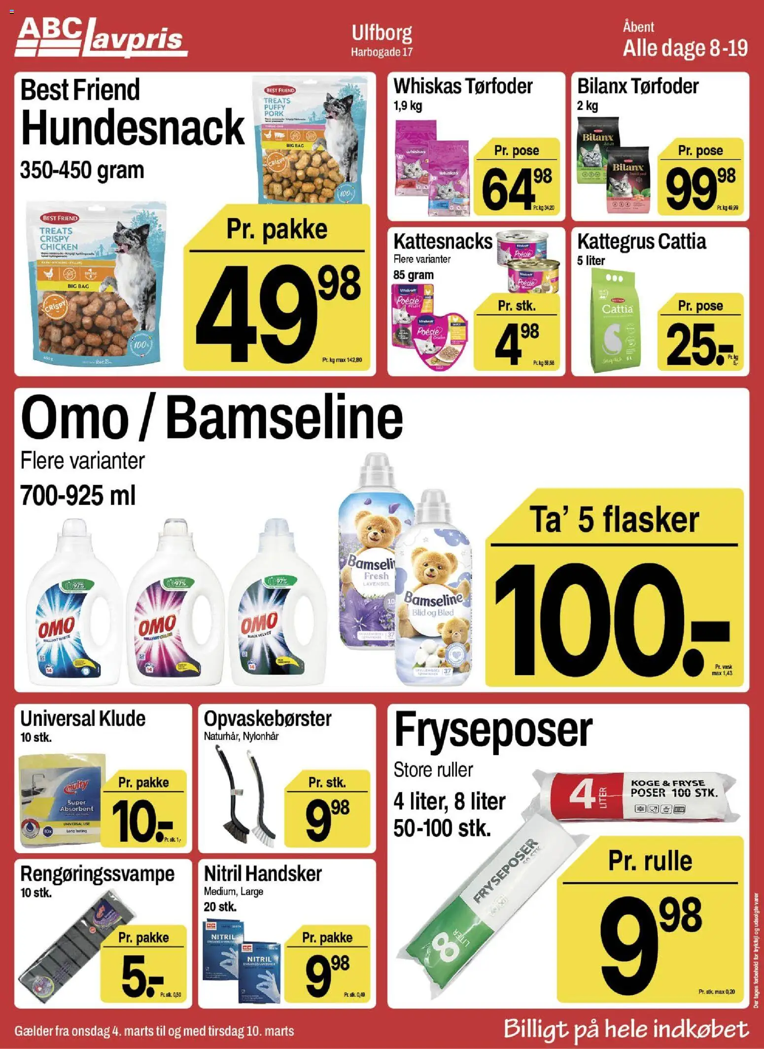 Abc Lavpris tilbudsavis – gyldig fra 04.03.2026 | Side: 11 | Produkter: Handsker