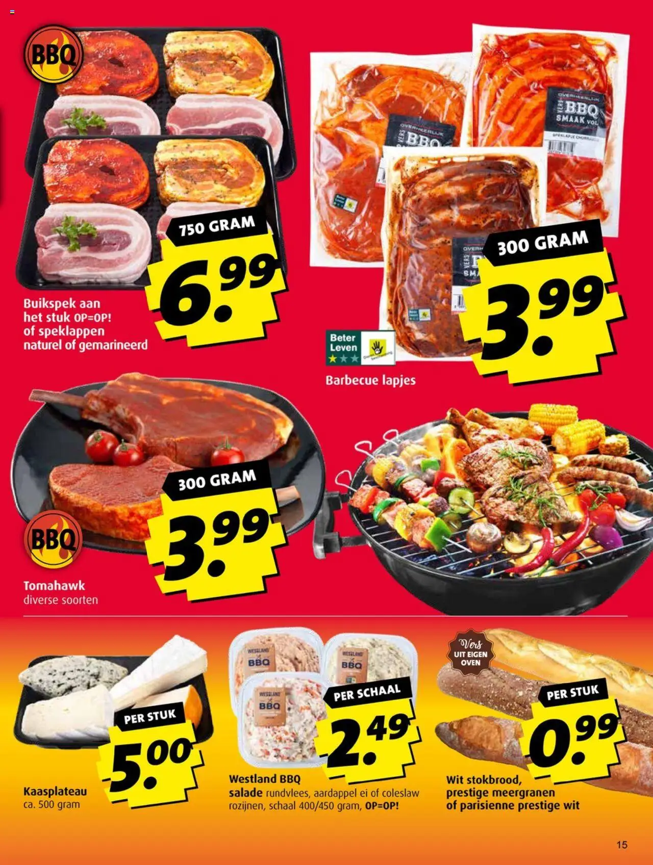  | Pagina: 15 | Producten: Aardappel, Salade, Baguette, Oven