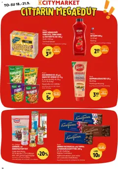 K-Citymarket tarjoukset – voimassa 18.09.2025 alkaen | Sivu: 18