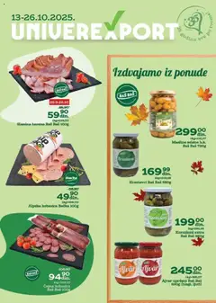 Univerexport katalog - pregled Univerexport kataloga - važi od 13.10.2025