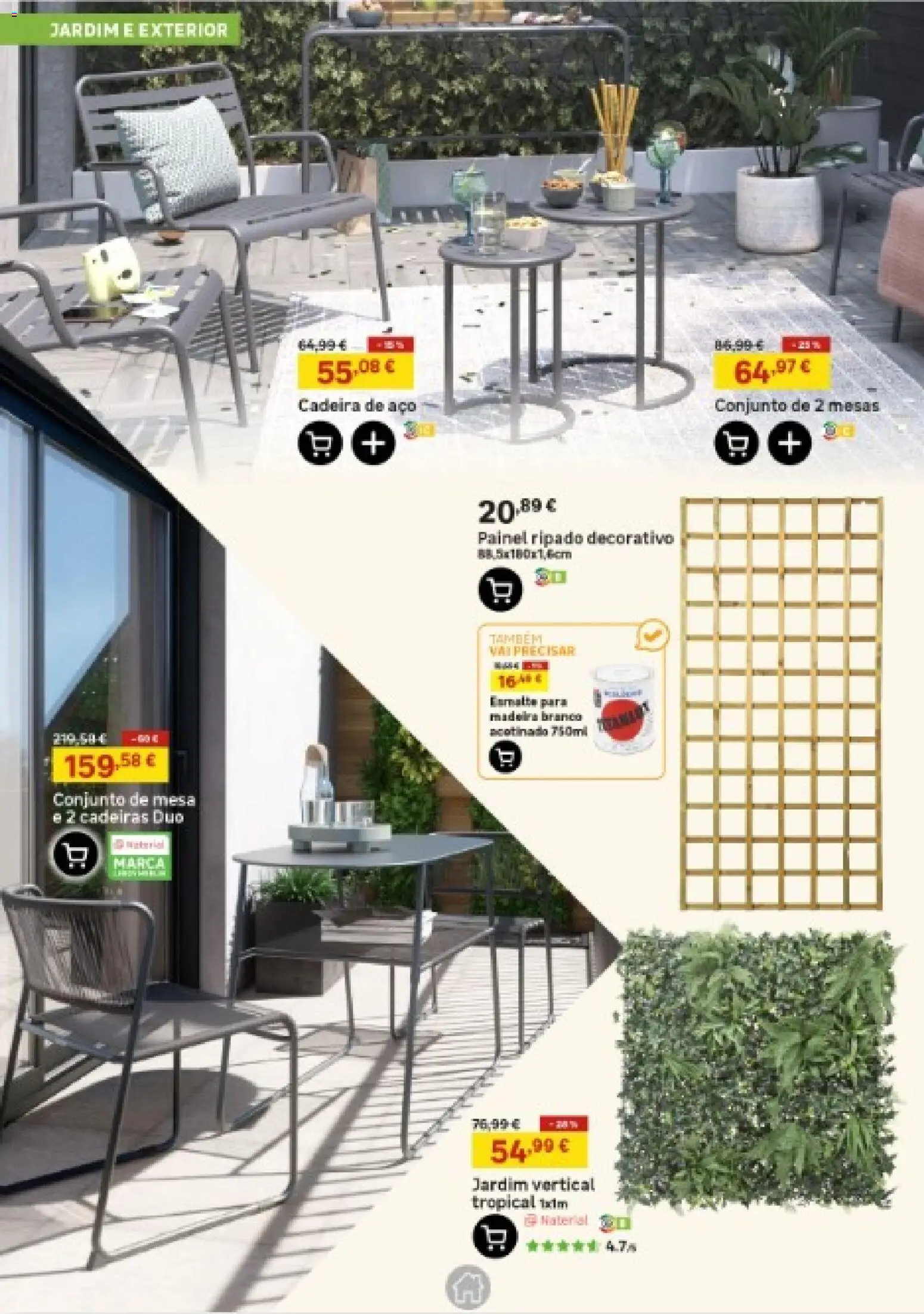 Leroy Merlin Arquipélago dos Açores │ válido de 19.02.2026 | Página: 16 | Produtos: Cadeiras, Mesa, Cadeira