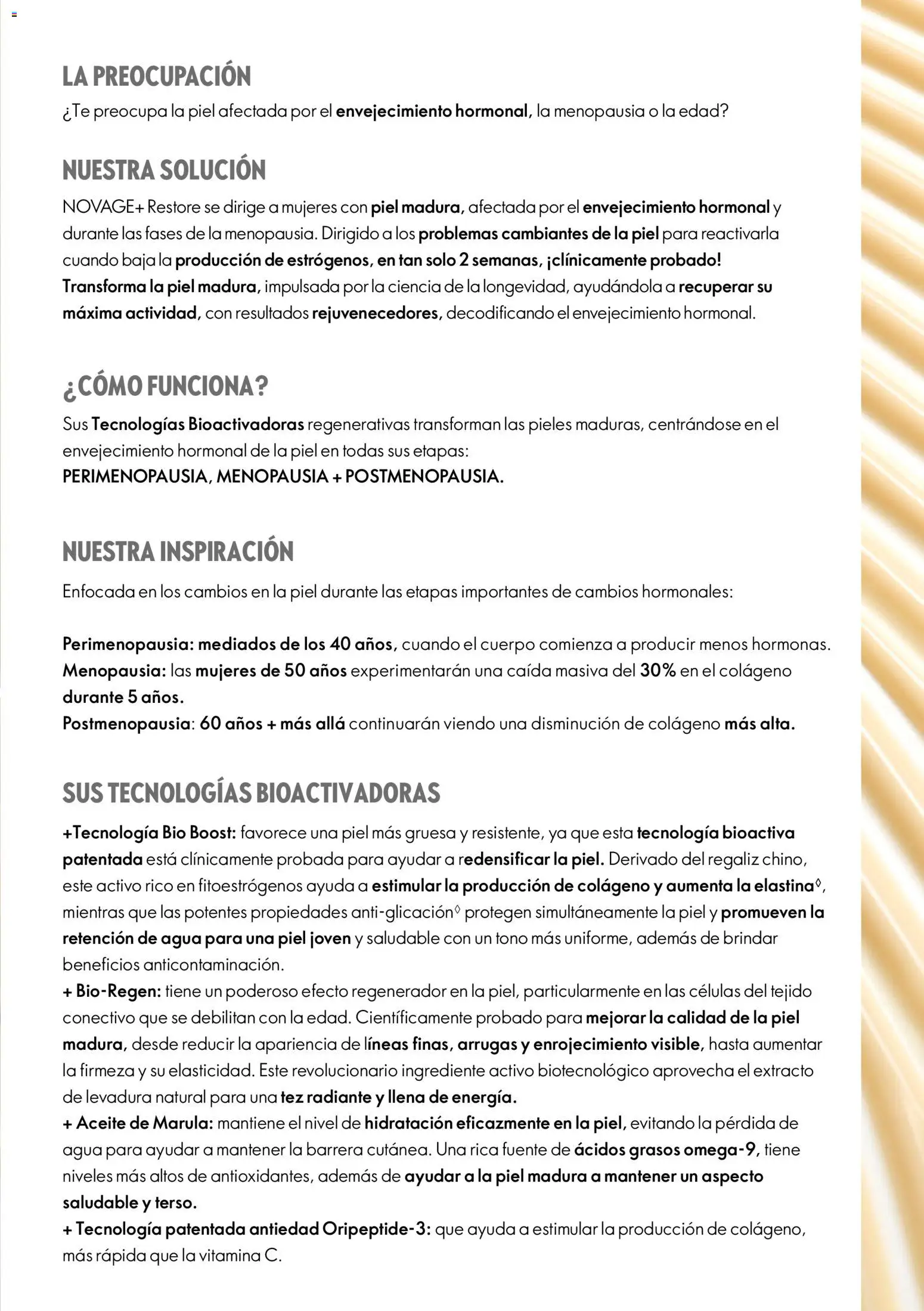 Oriflame - Guía de Producto Novage+ 2025 │ válido desde el 03.11.2025 | Página: 31 | Productos: Aceite