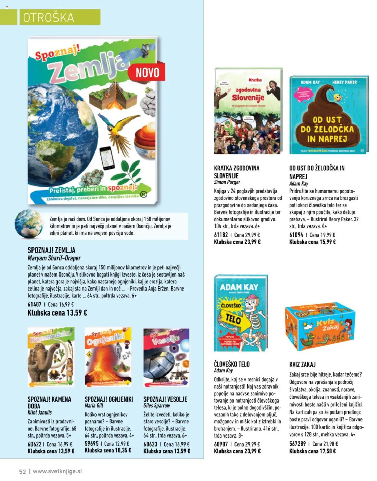 Svet knjige katalog │ velja od 01.07.2025 | Stran: 52 | Izdelki: Žemlja, Knjiga