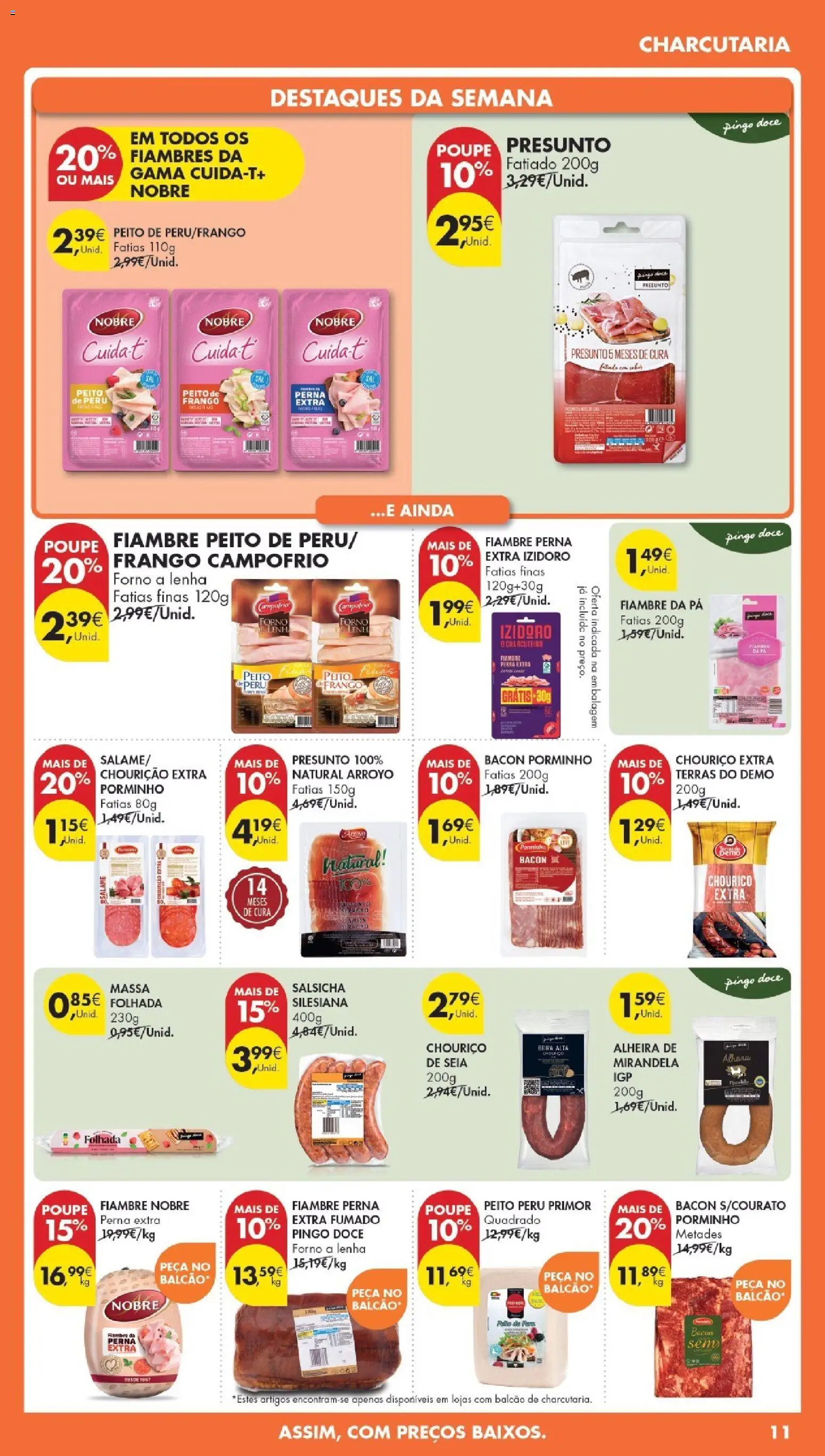 Pingo Doce Poupe Esta Semana Madeira │ válido de 14.04.2026 | Página: 11 | Produtos: Frango, Salsicha, Presunto, Pá