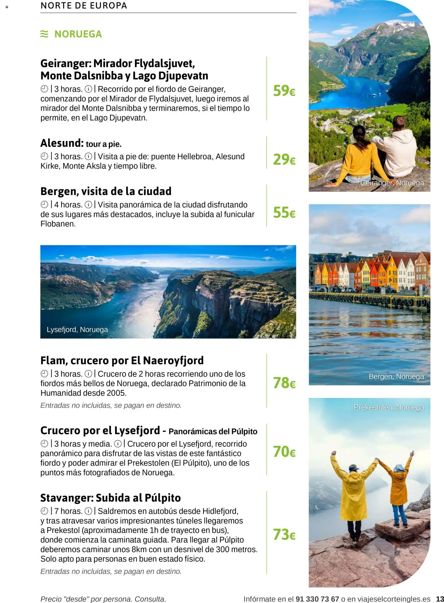 Viajes El Corte Inglés Excursiones Cruceros │ válido desde el 18.03.2026 | Página: 13