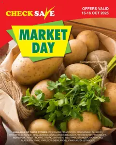 Check Save specials catalogue – valid from 15.10.2025