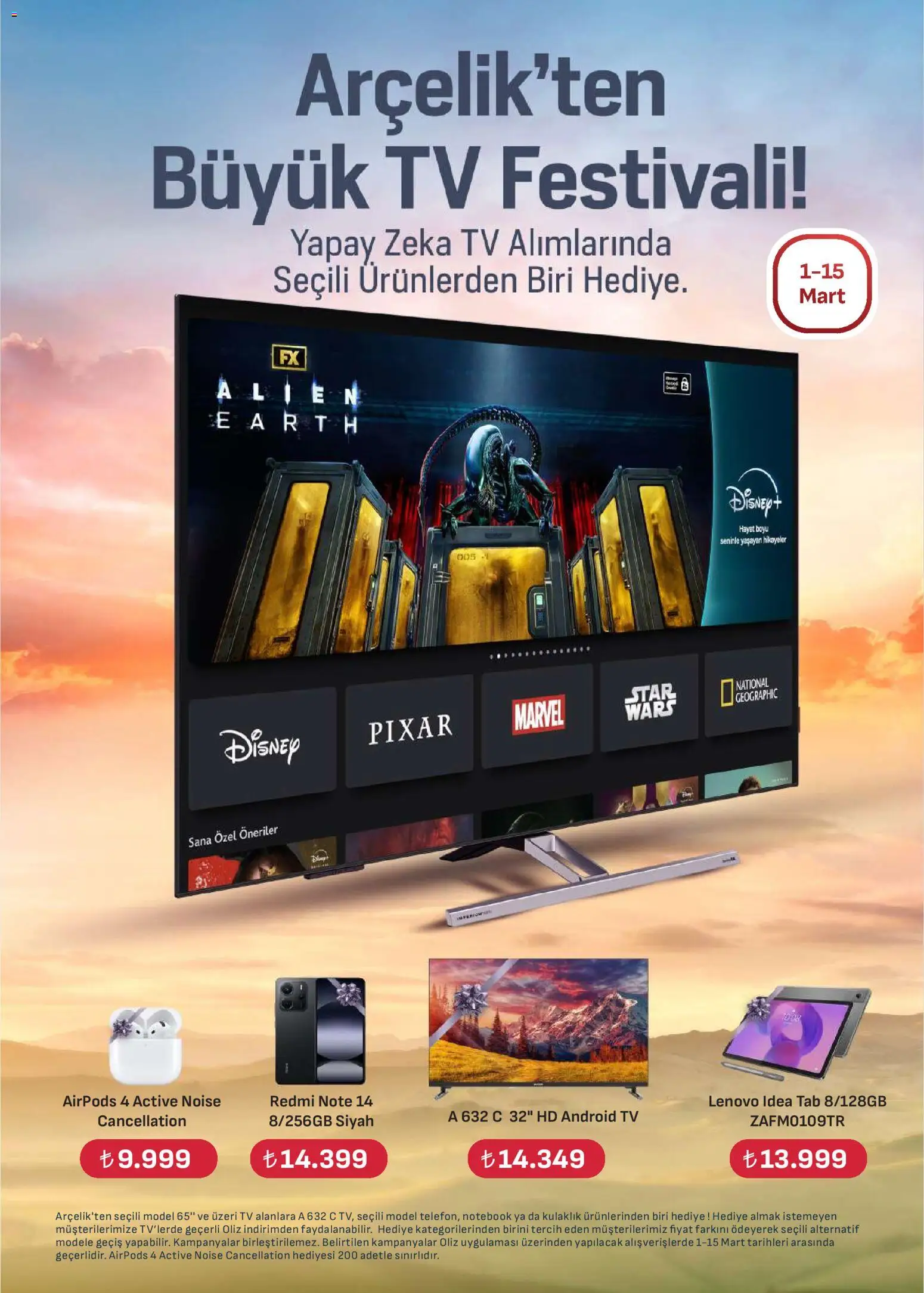 Arçelik Katalog - 01.03.2026 tarihinden itibaren geçerlidir | Sayfa: 89 | Ürünler: TV, Kulaklık