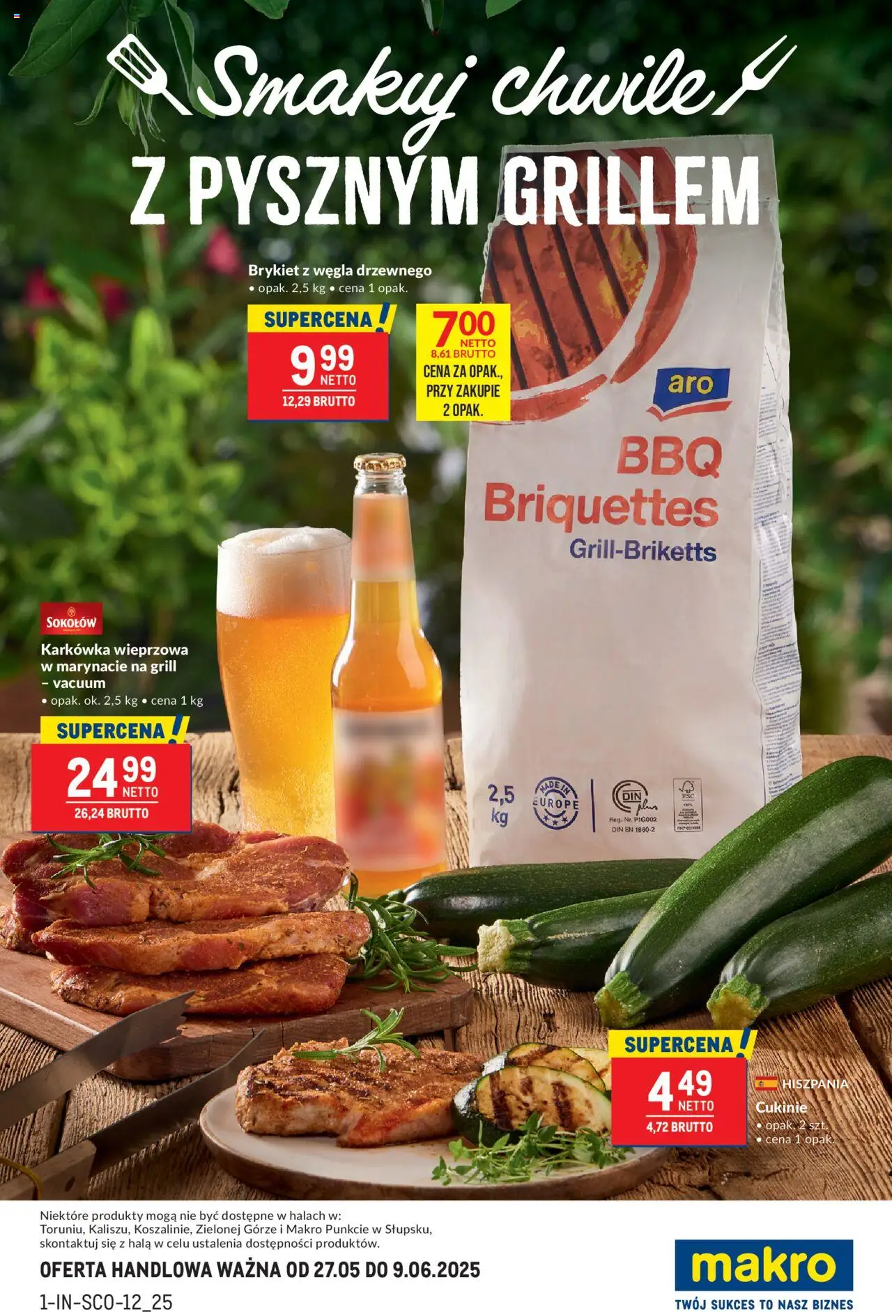 Makro Gazetka - Smakuj chwile z pysznym grillem od 27.05.2025 | Strona: 1 | Produkty: Karkówka, Karkówka wieprzowa, Grill