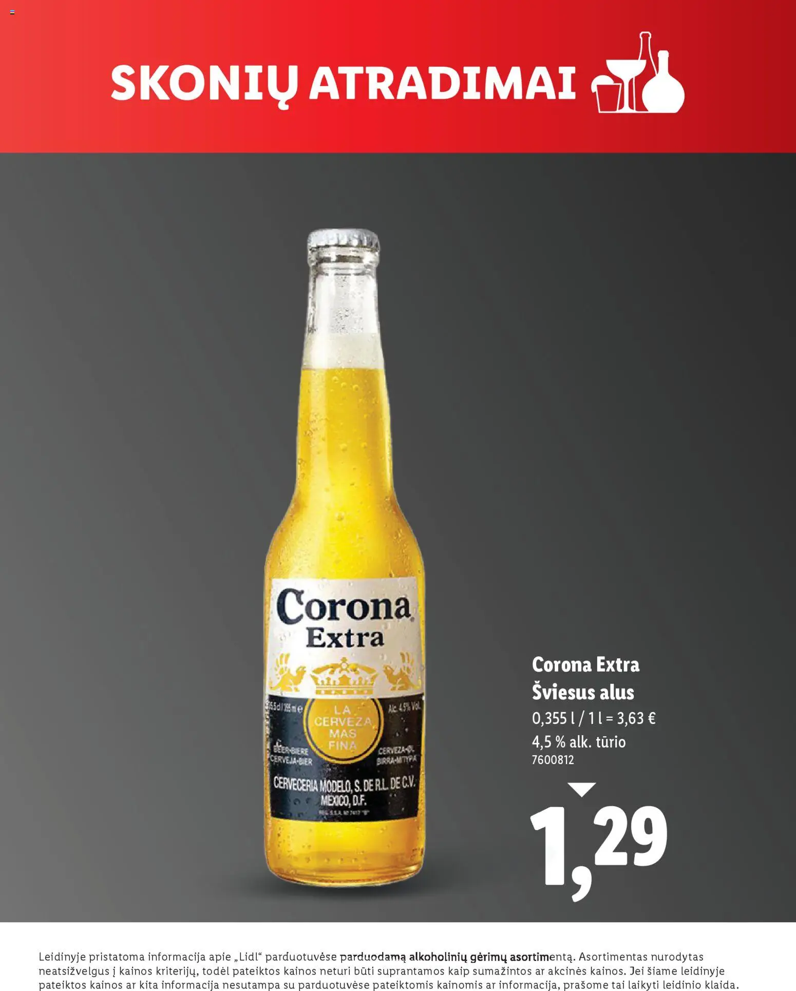 LIDL akcijos nuo 24.03.2026 | Puslapis: 5 | Prekių: Alus