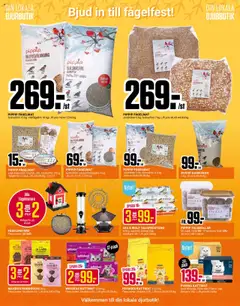 ÖoB - erbjudanden - Förhandsvisning av reklamblad från butik ÖoB aktuell från 20.10.2025 | Sida: 5 | Produkter: Fågelmat, Jordnötter, Fågelmatare, Kattmat