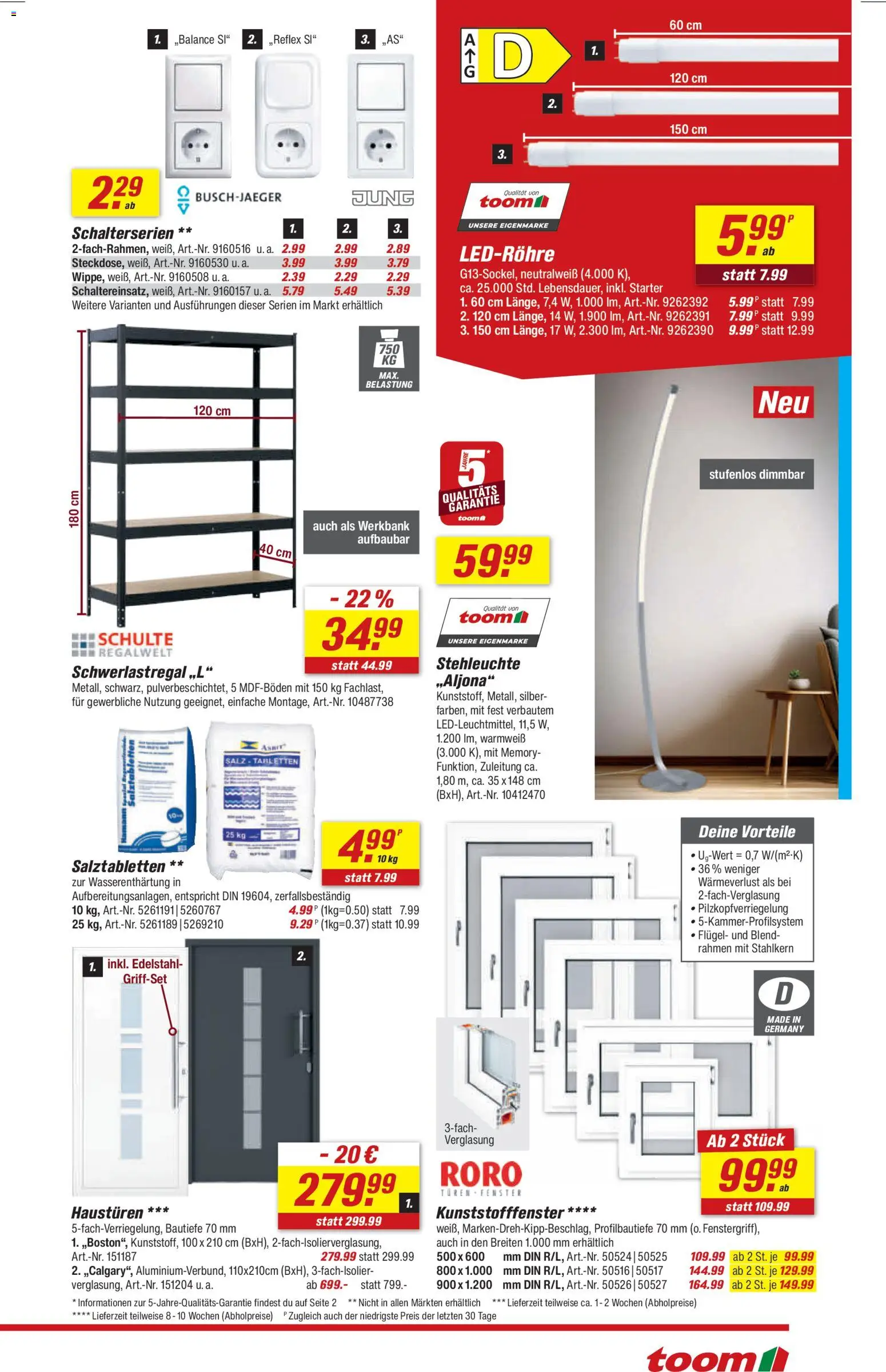 Toom Baumarkt Prospekt 	 – gültig ab 07.02.2026 | Seite: 7 | Produkte: Schwerlastregal