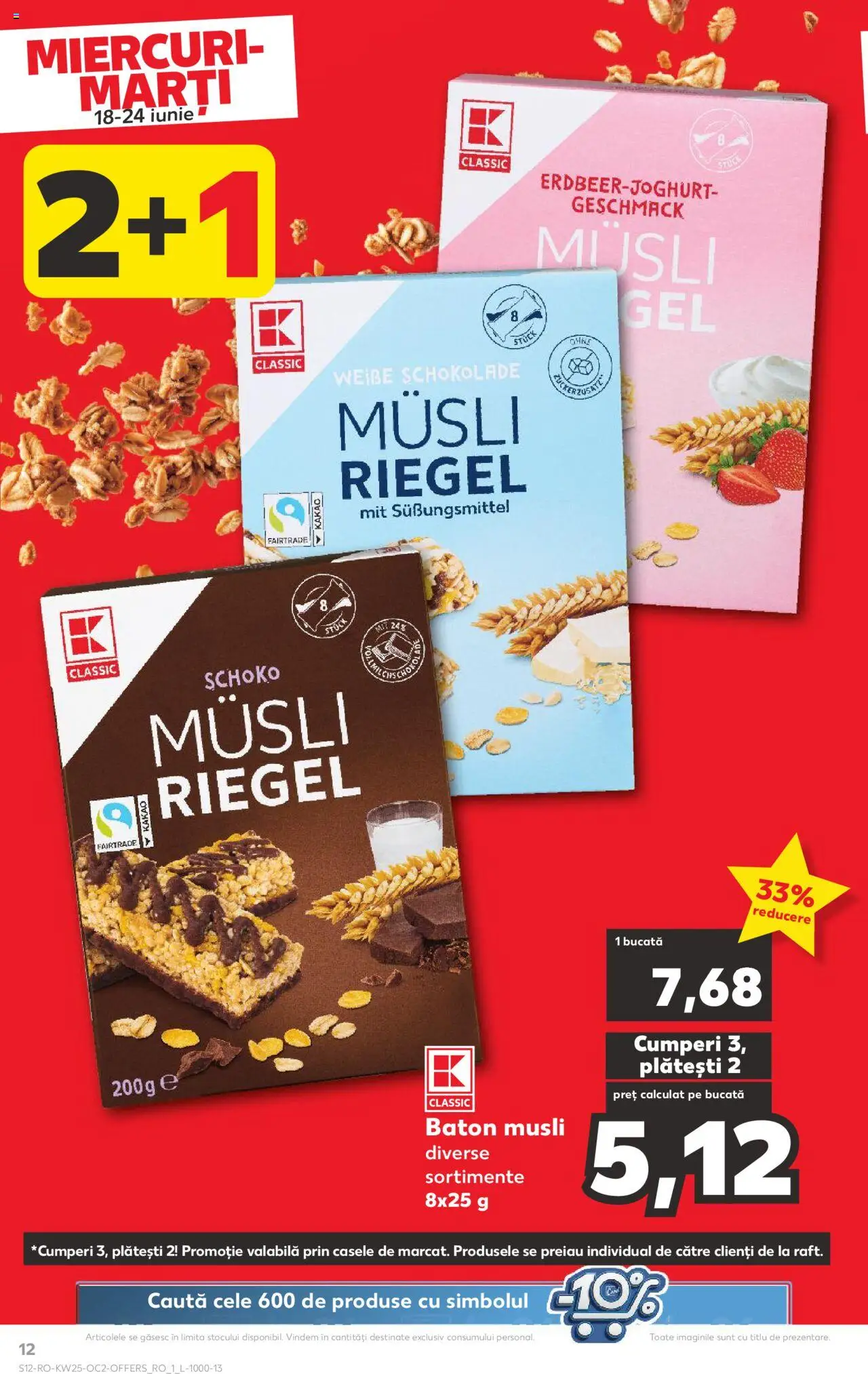 Kaufland RO akciós ujság - amely érvényes a következő dátumtól: 18.06.2025 | Oldal: 12