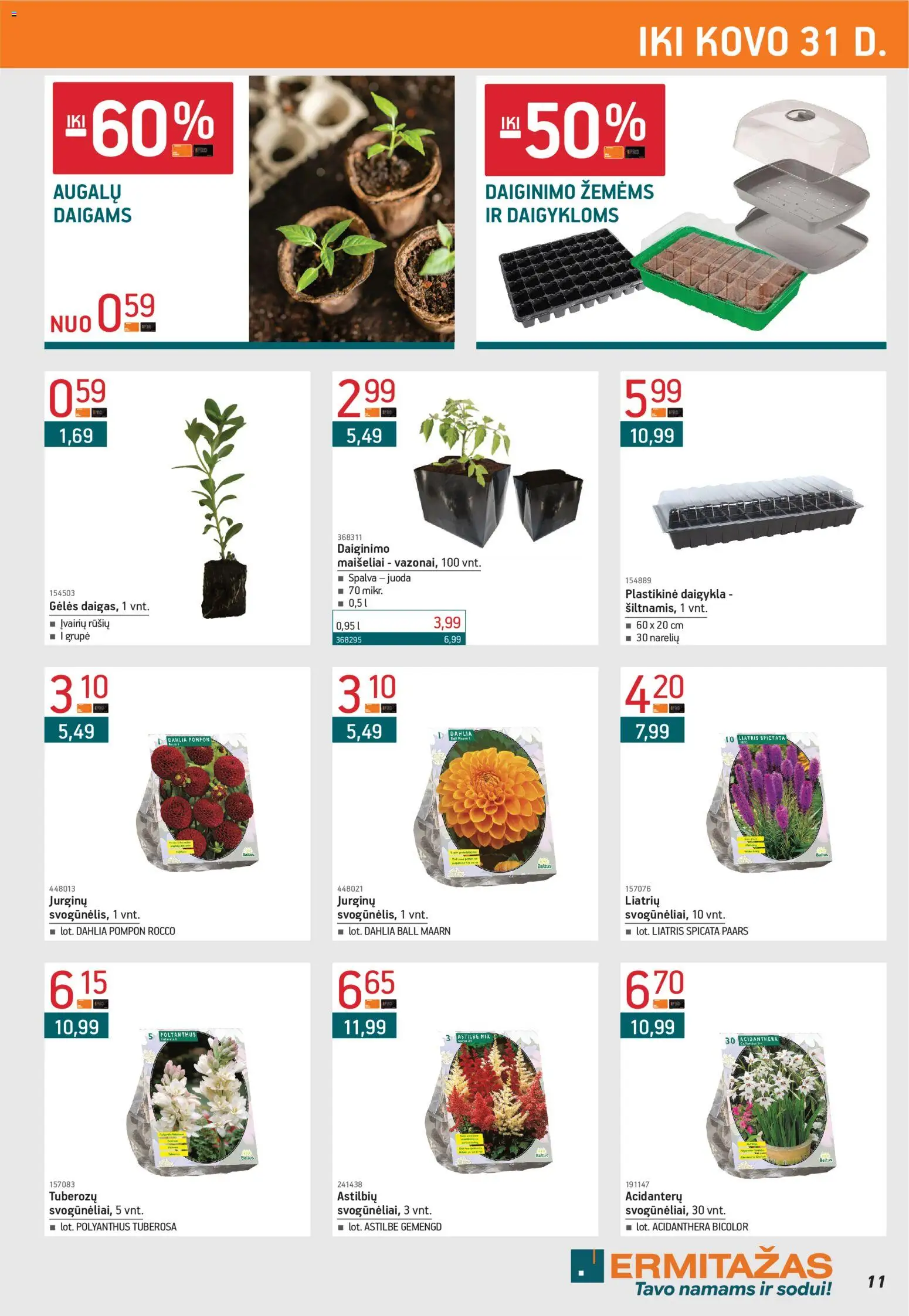 ERMITAŽAS akcijos nuo 02.03.2026 | Puslapis: 11