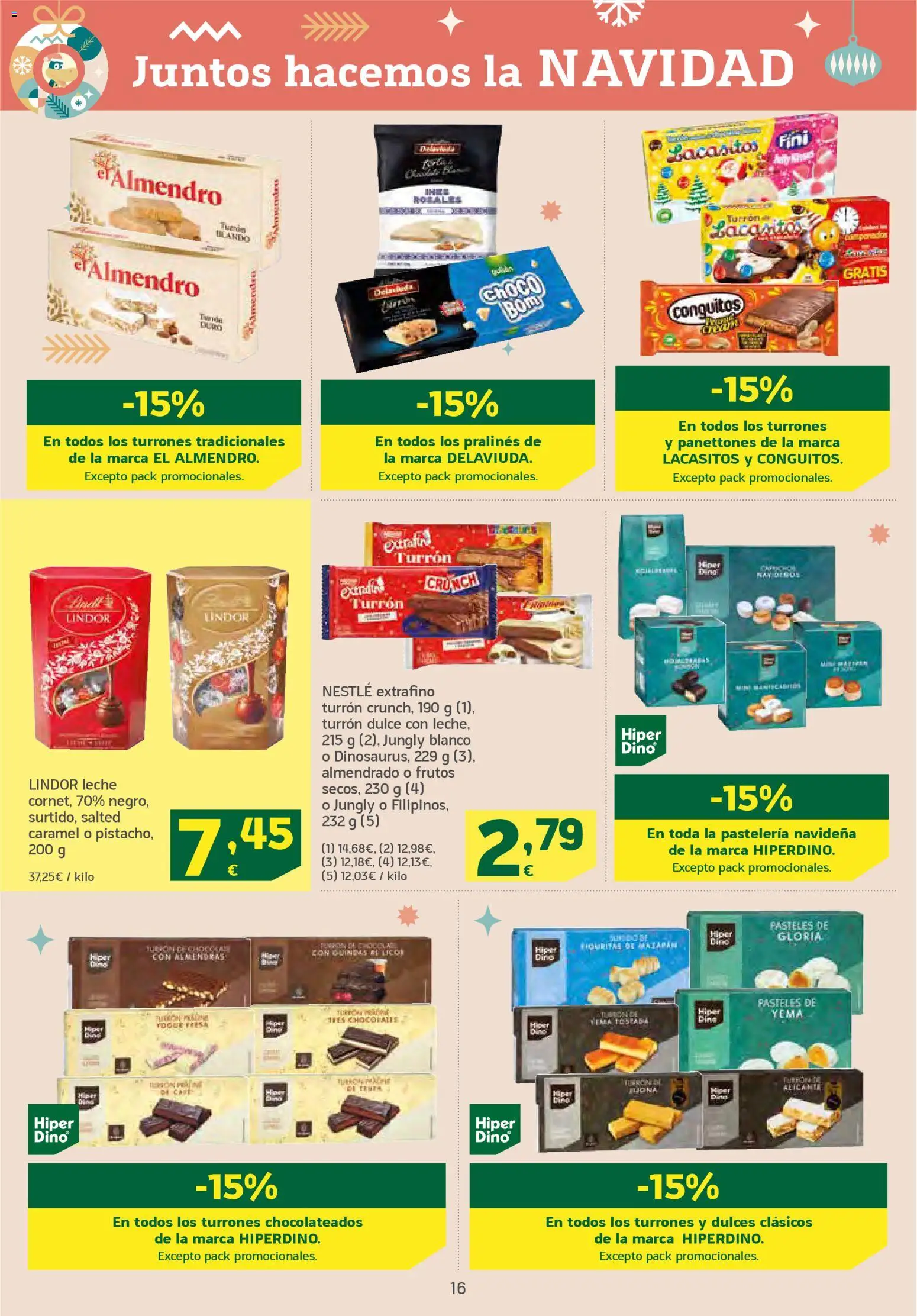 HiperDino folleto │ válido desde el 18.12.2025 | Página: 16 | Productos: Leche, Café
