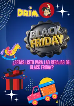 Vista previa Drim Black Friday aviso válido desde el 12.11.2025