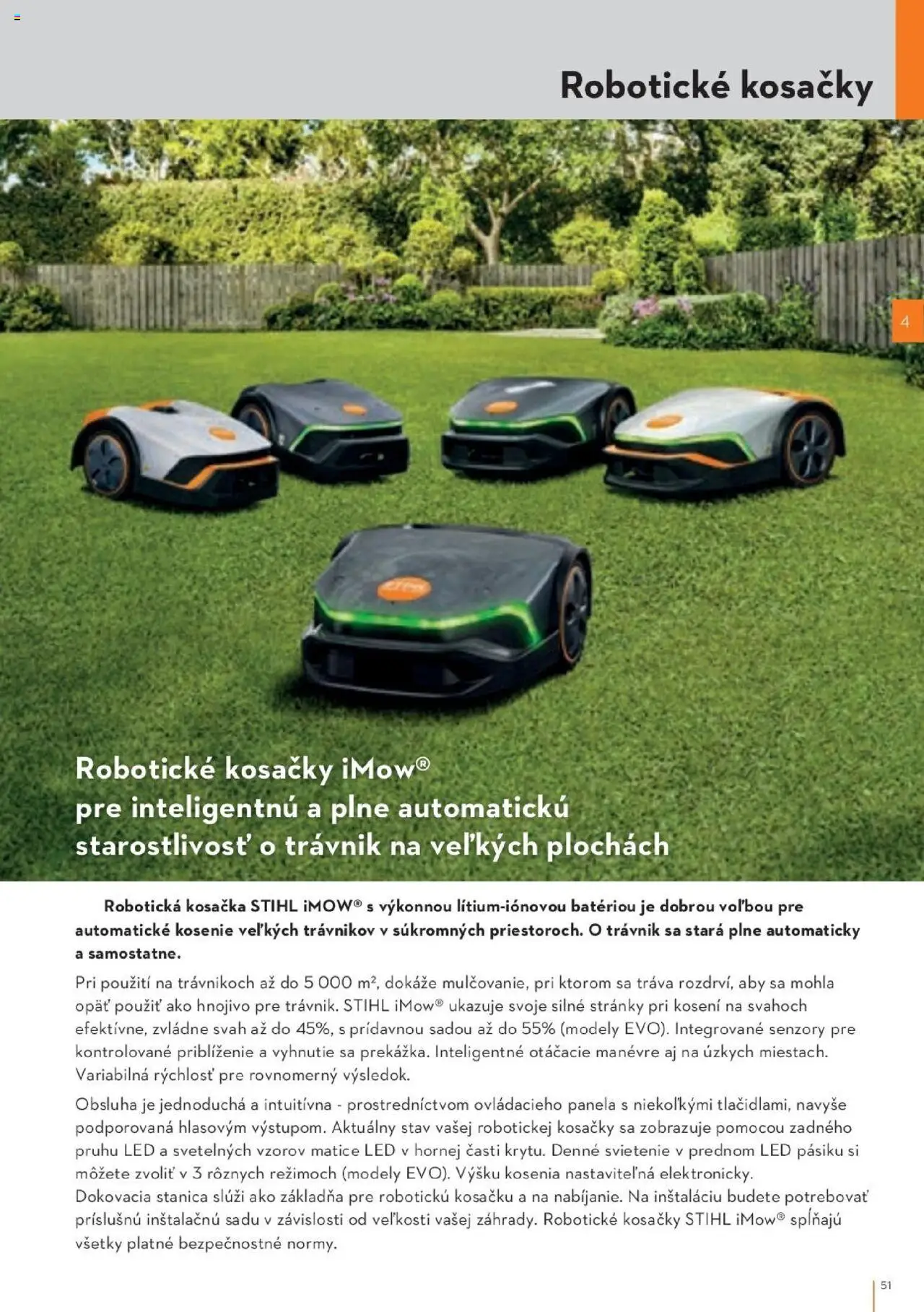 Nové STIHL akcie – leták je platný od 29.09.2025 | Strana: 51 | Produkty: Robotická kosačka, Kosačka, Kosačky, Led