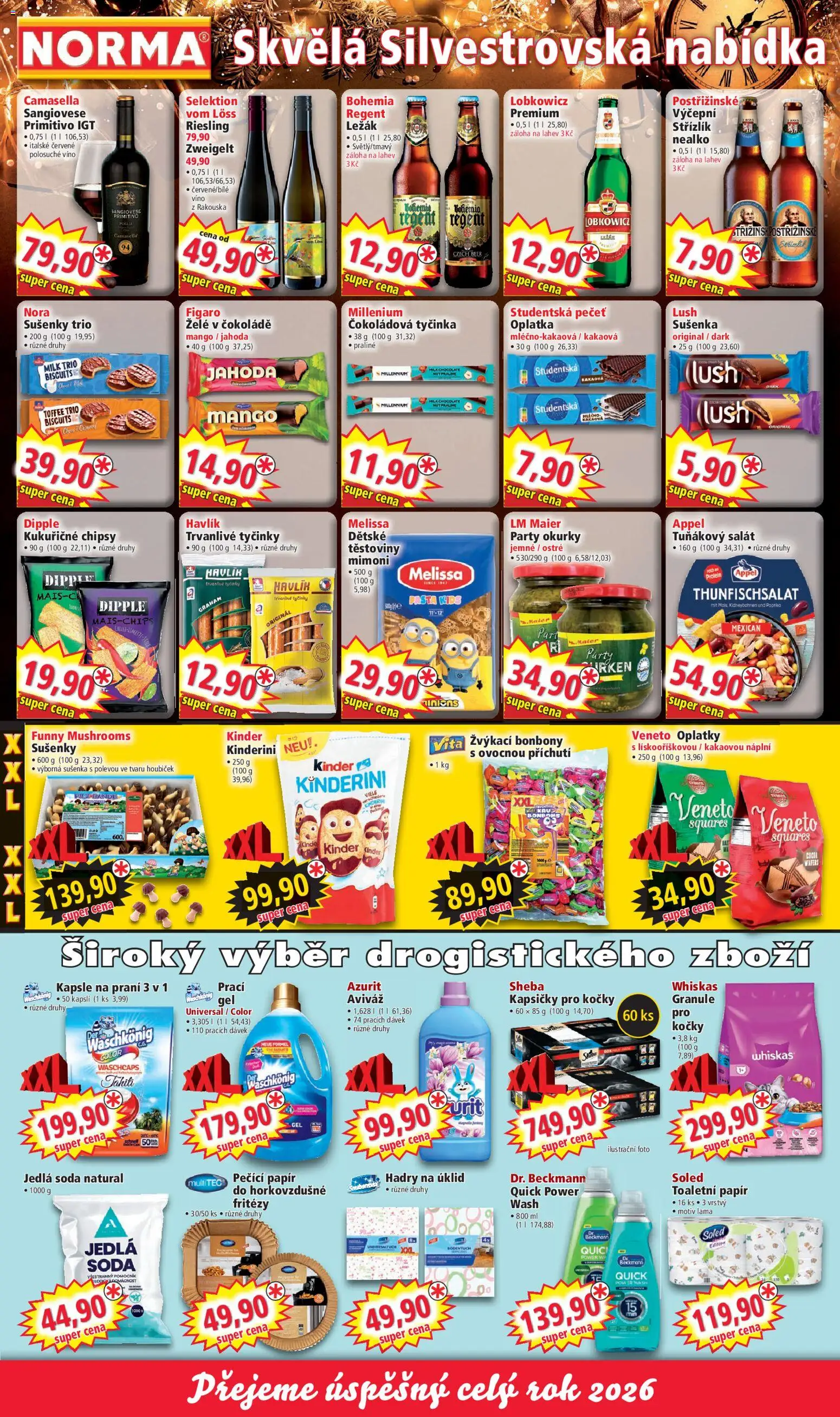 Norma leták od 22.12.2025 | Strana: 12 | Produkty: Kapsle, Salát, Tyčinky, Toaletní papír