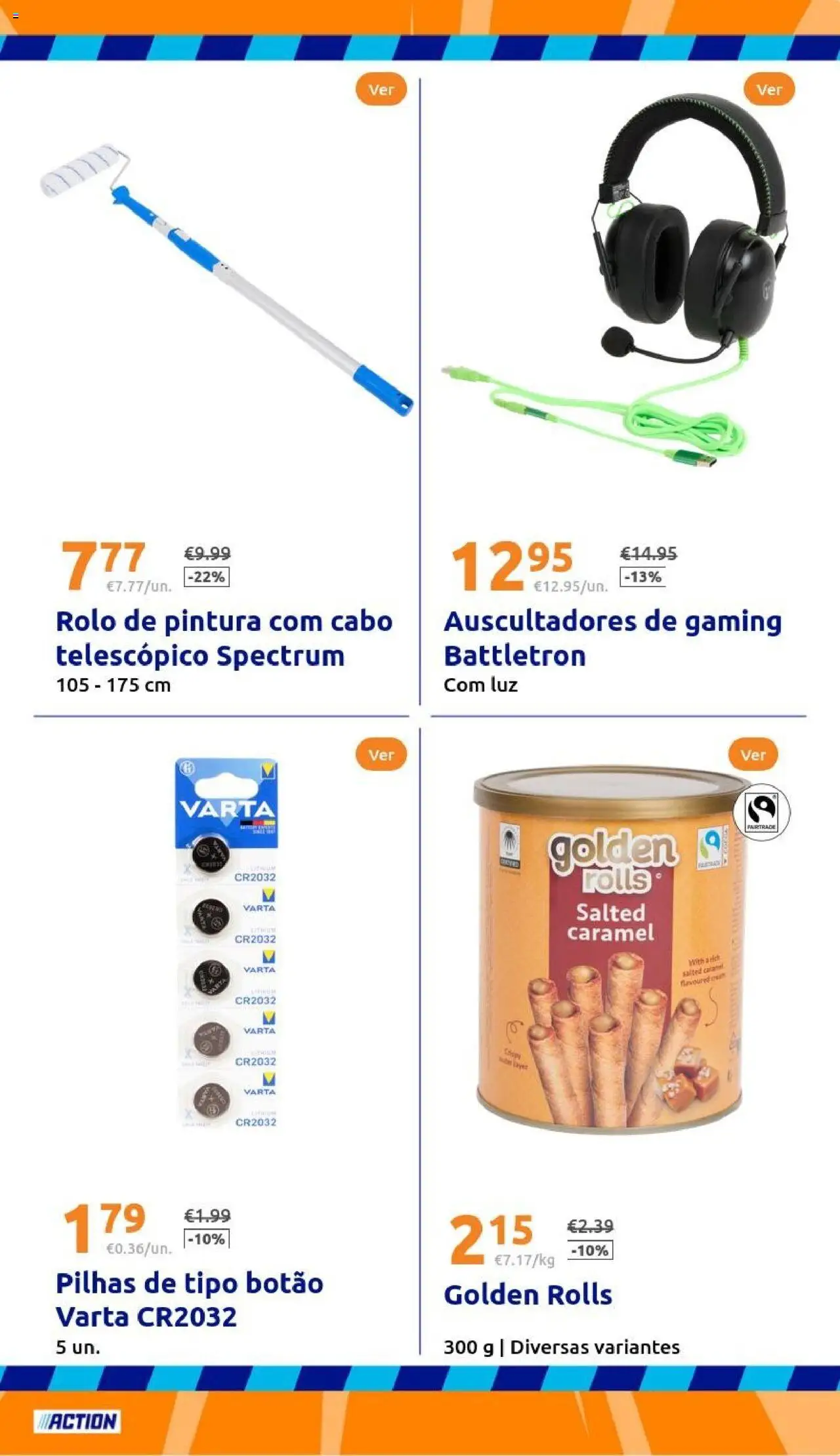 Action - Action PT week 38 2025 │ válido de 17.09.2025 | Página: 27 | Produtos: Cabo, Pilhas