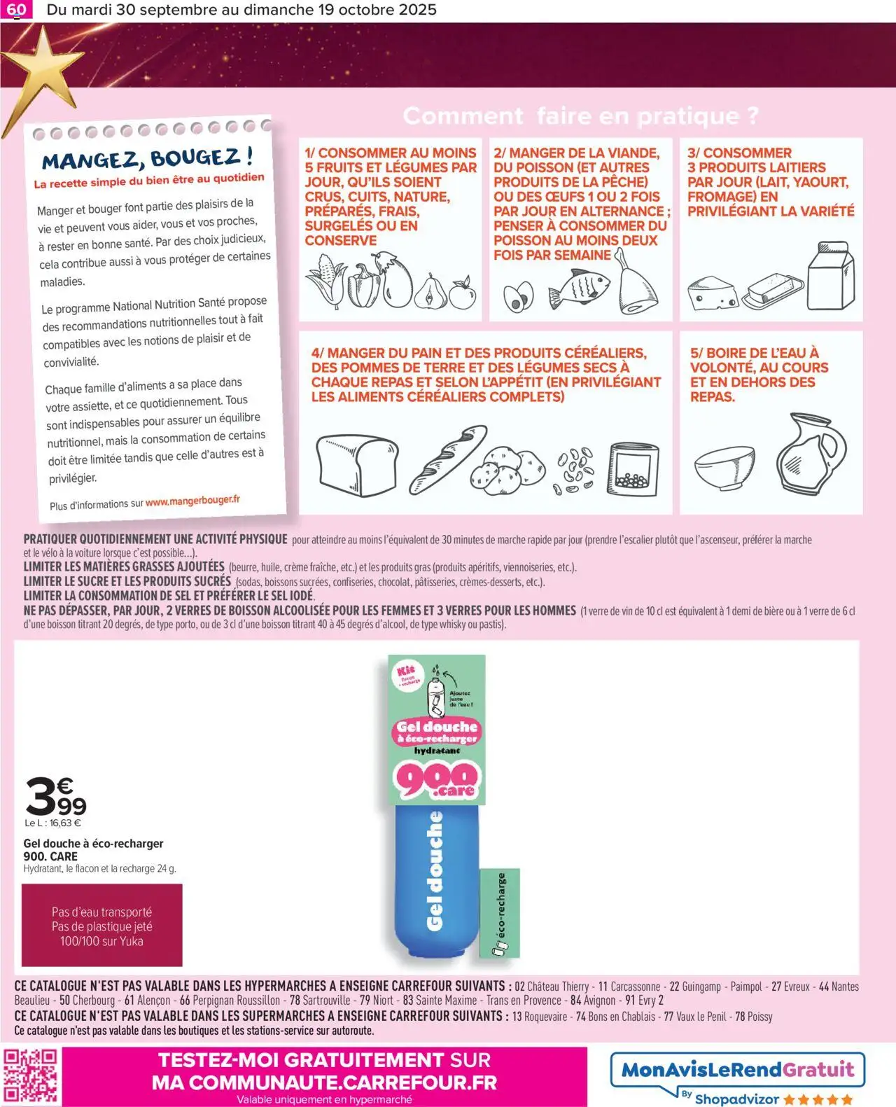  | Page: 60 | Produits: Mais, Douche, Pommes, Crème