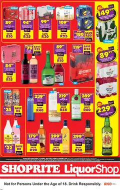 Shoprite specials catalogue – valid from 23.01.2026 | Page: 2 | Products: Tonic, Cooler, Gin, Vodka