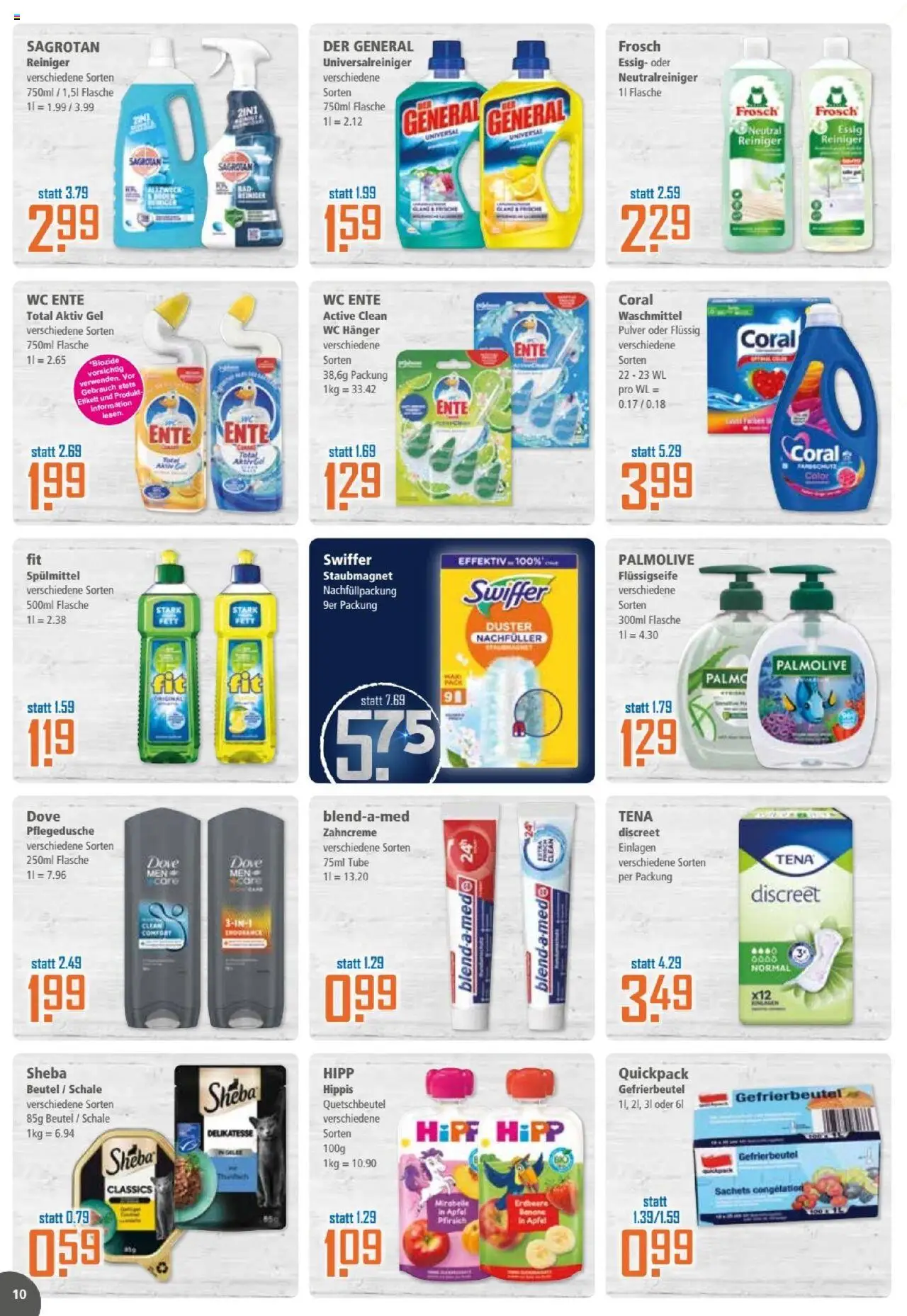 Klaas & Kock Prospekt - gültig ab dem 30.06.2025 | Seite: 10 | Produkte: Sheba, Coral, Äpfel, Shower Gel