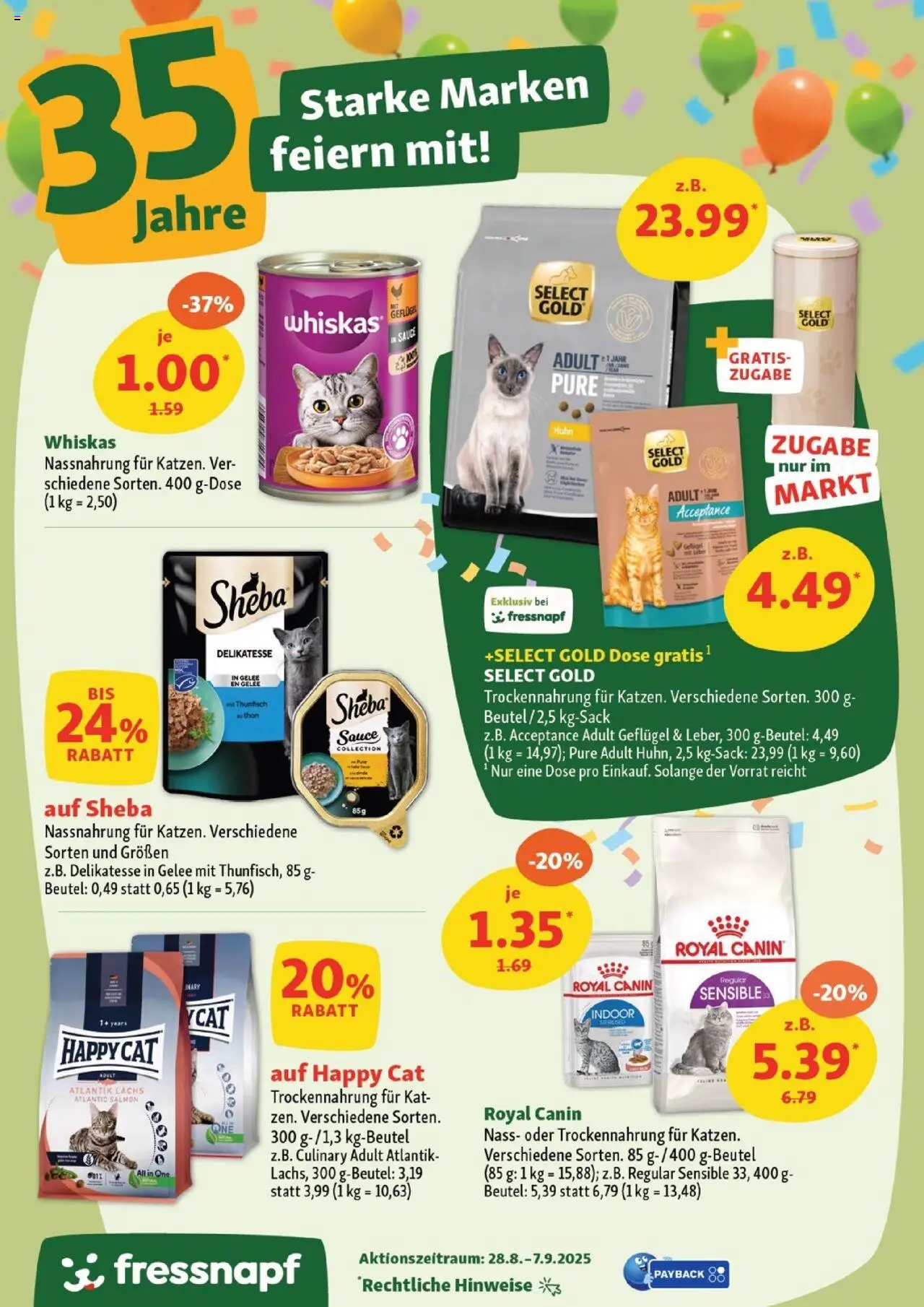 Fressnapf Aktionen ab 28.08.2025 | Seite: 4 | Produkte: Lachs
