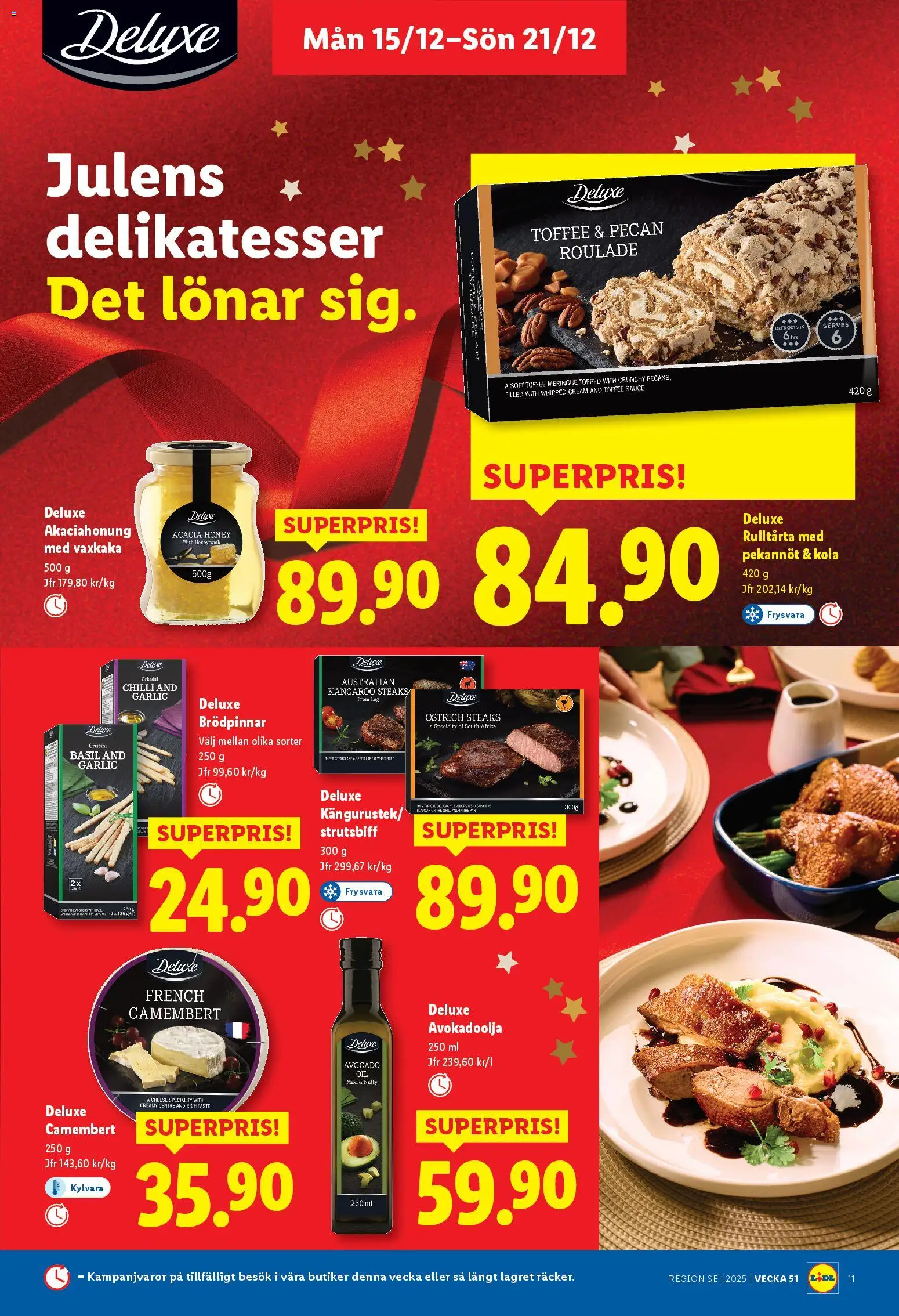 Lidl reklamblad aktuell från 15.12.2025 | Sida: 11 | Produkter: Avocado, Camembert
