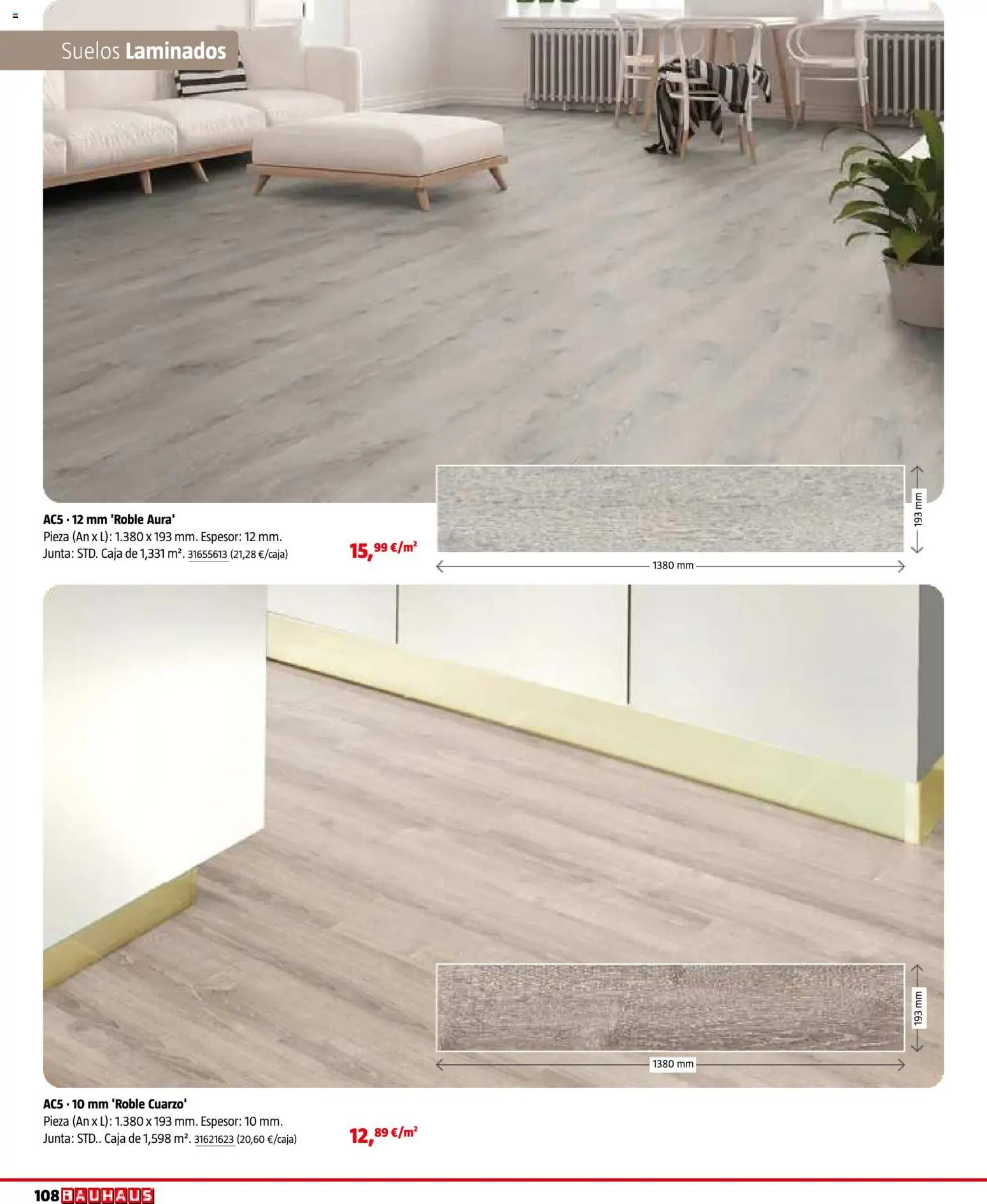 Bauhaus - Suelos y revestimientos │ válido desde el 24.02.2026 | Página: 108 | Productos: Caja