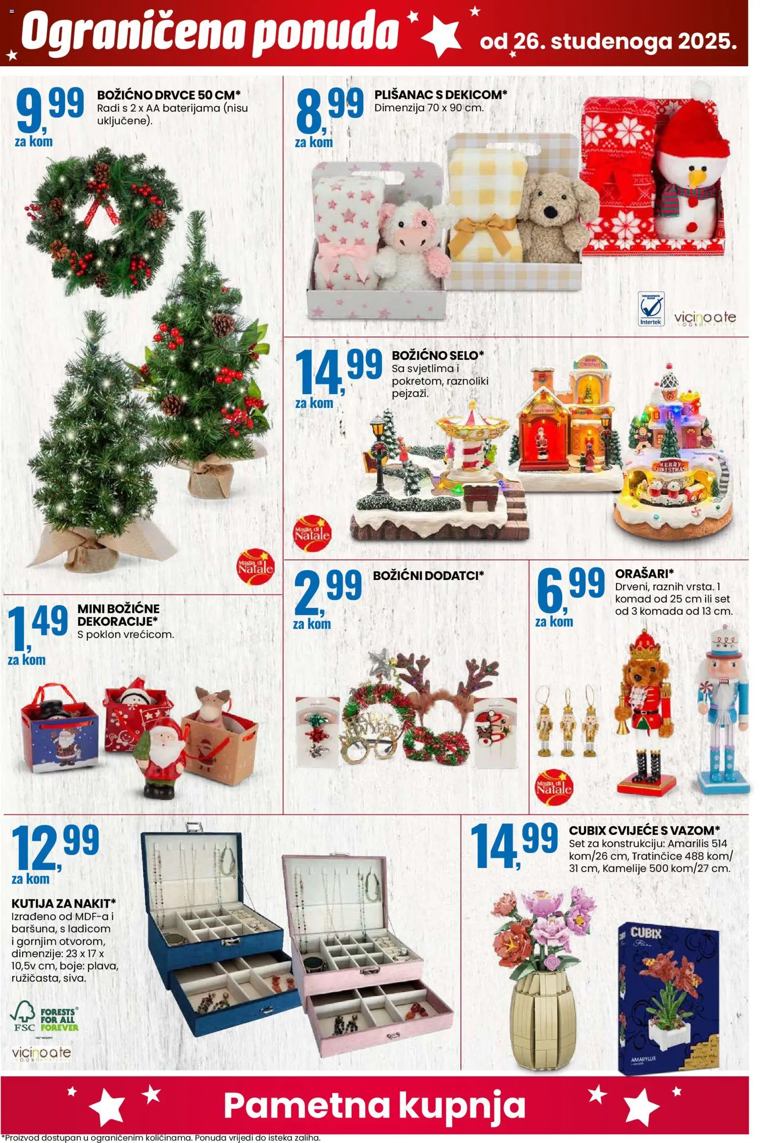 Eurospin katalog | vrijedi od 26.11.2025 | Stranica: 14 | Proizvodi: Cvijeće, Kutija