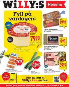 Willys - Aktuella reklamblad Willys Hemma - Förhandsvisning av reklamblad från butik Willys aktuell från 05.01.2026