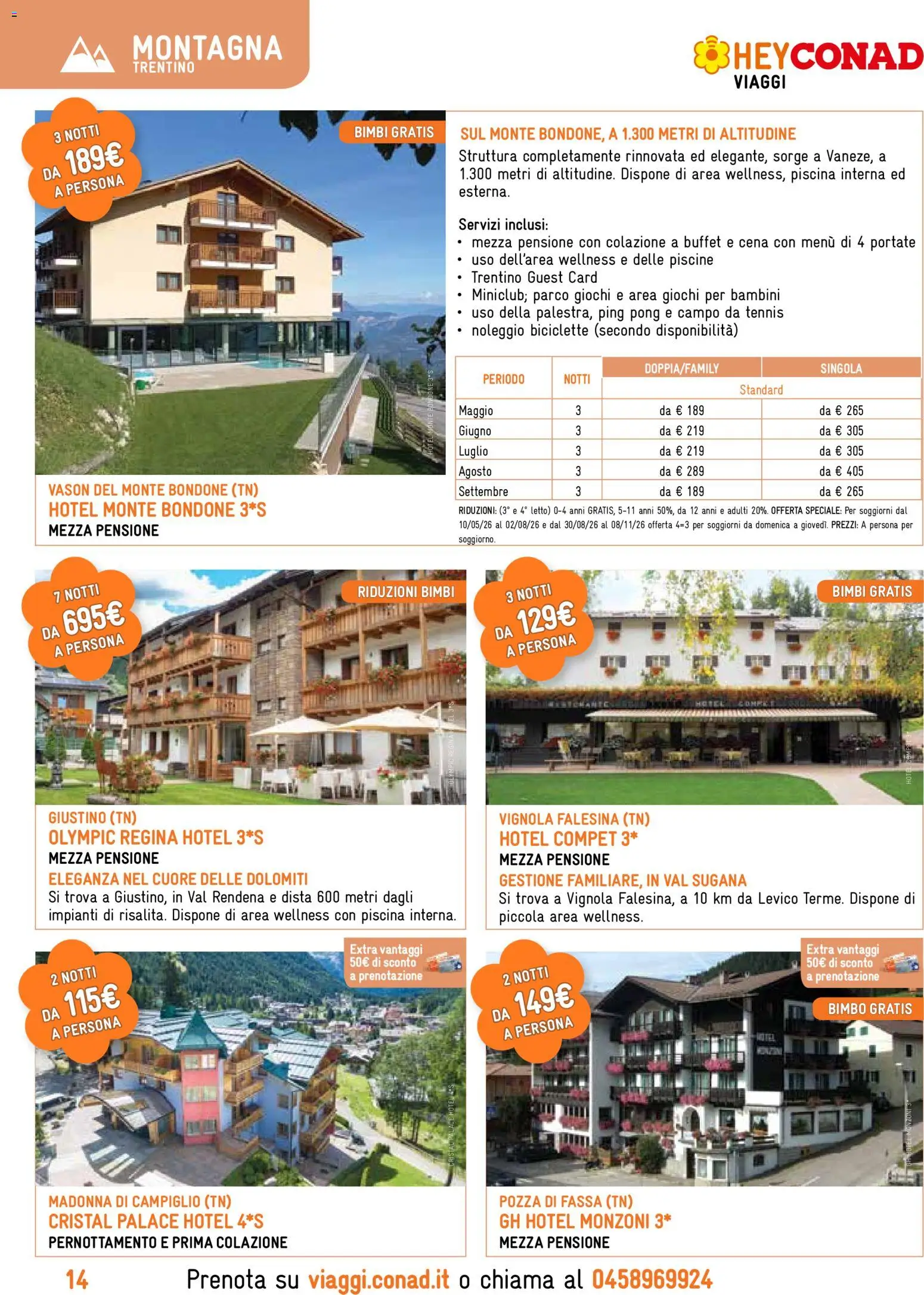 Volantino Conad del 01.04.2026 | Pagina: 14 | Prodotti: Piscina, Letto