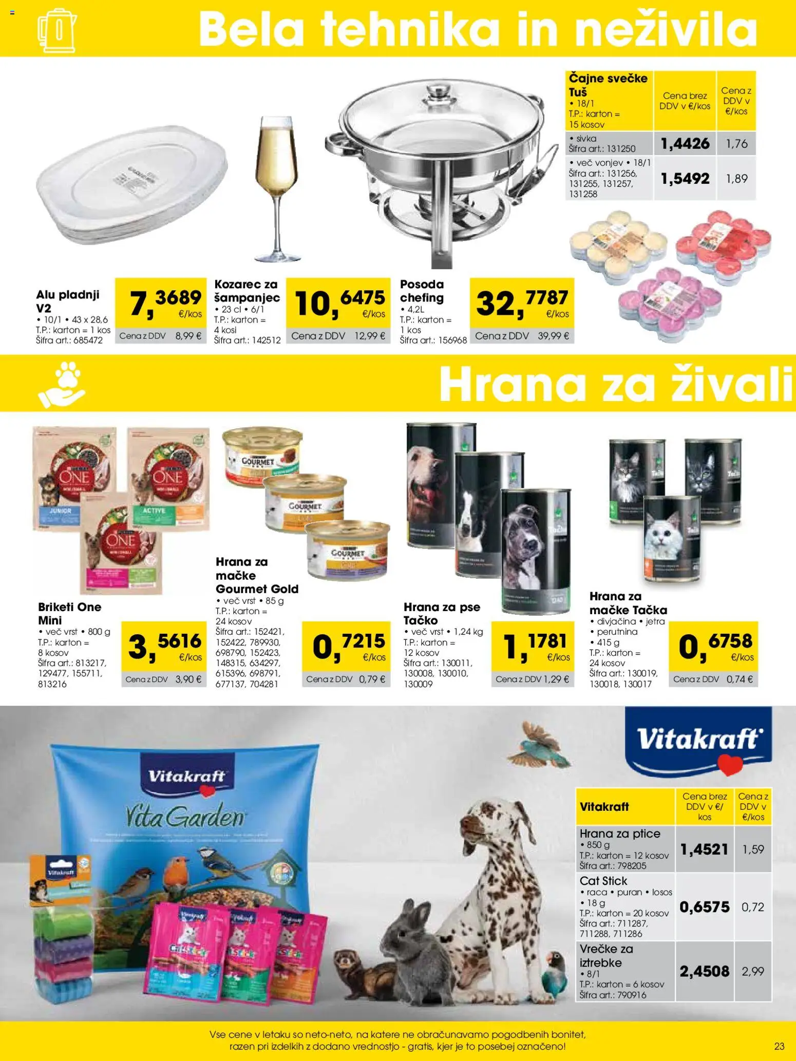 Novi Tuš katalog ponudbe – veljaven od 01.12.2025 | Stran: 23