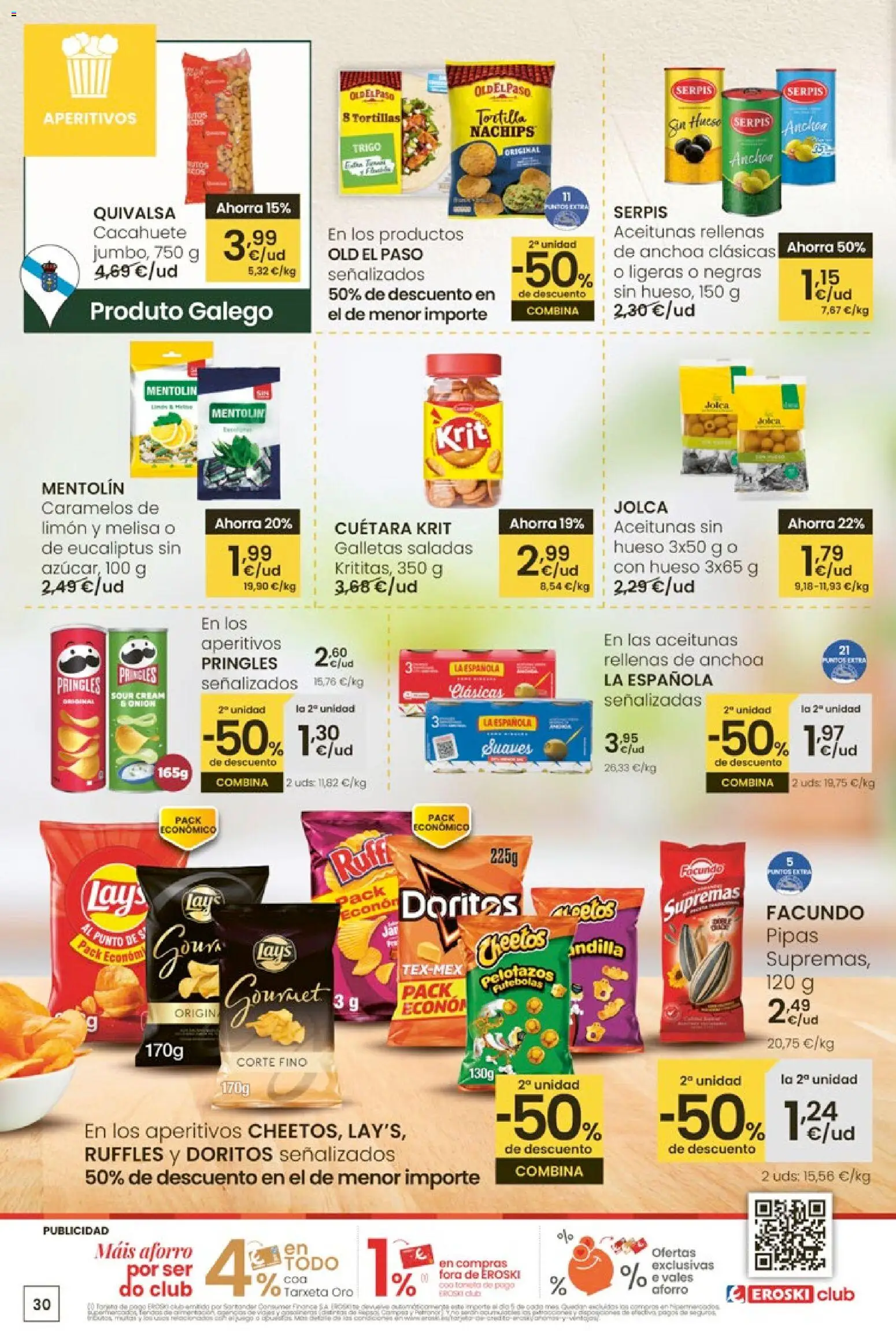 Eroski - Entroido do aforro │ válido desde el 29.01.2026 | Página: 30 | Productos: Galletas, Anchoa