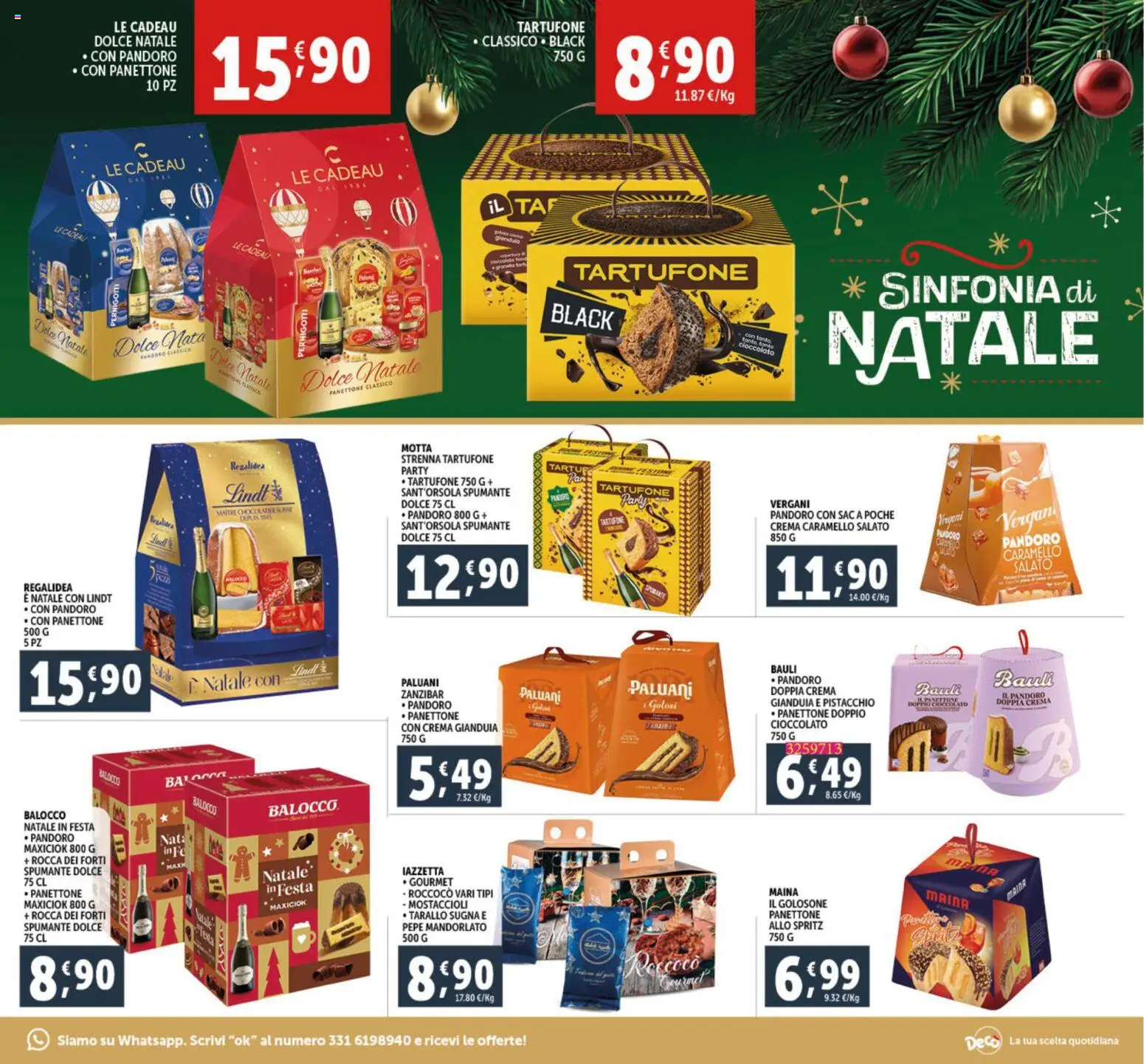 Volantino Decò del 15.12.2025 | Pagina: 3 | Prodotti: Crema, Pandoro, Panettone, Spumante