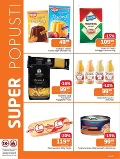 Gomex katalog - pregled Gomex kataloga - važi od 15.04.2026 | Strana: 12 | Proizvode: Testenina, Puding, Čokolada, Sok