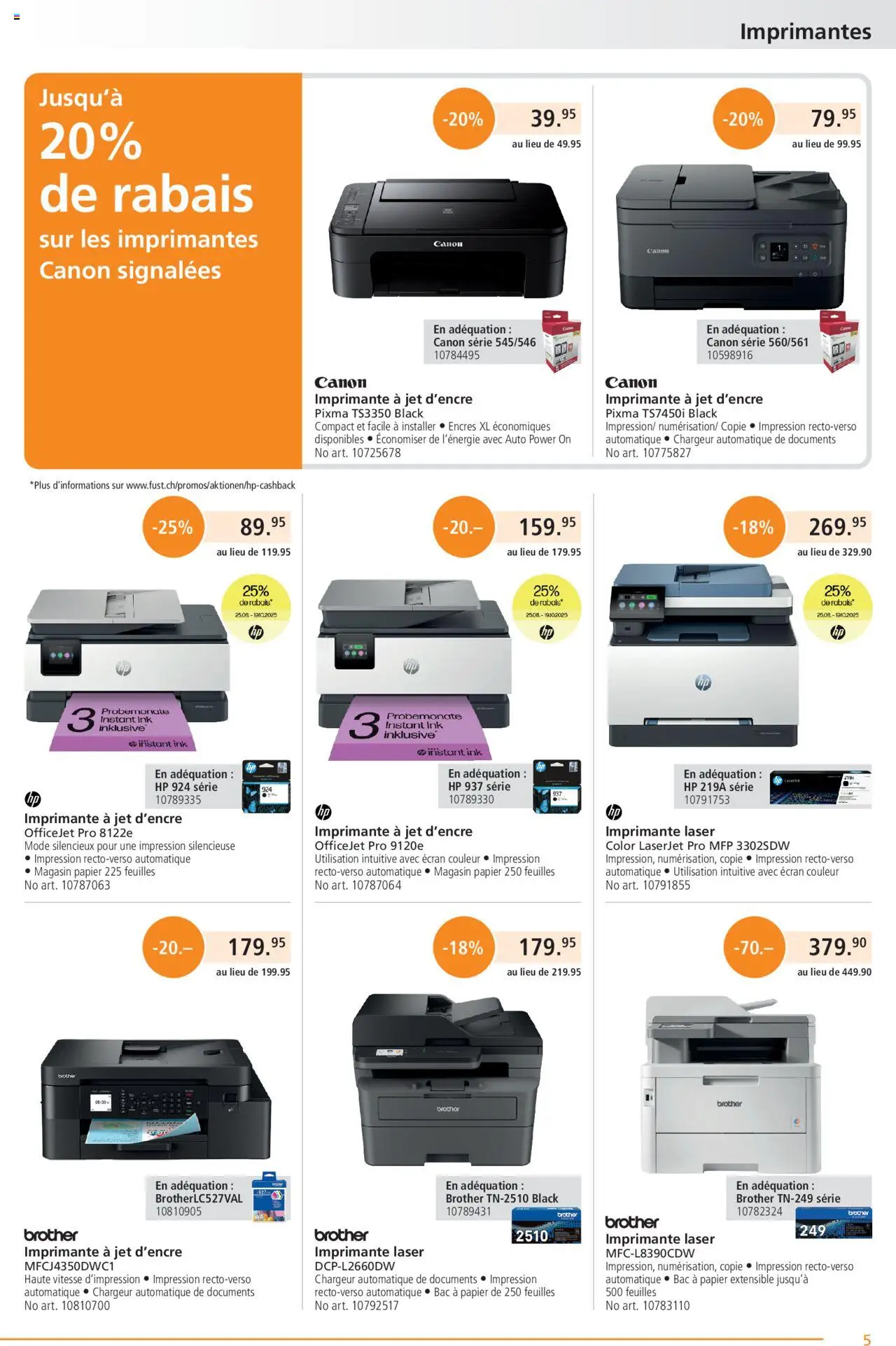 Fust Aktionen FR ab 25.08.2025 | Seite: 5 | Produkte: HP