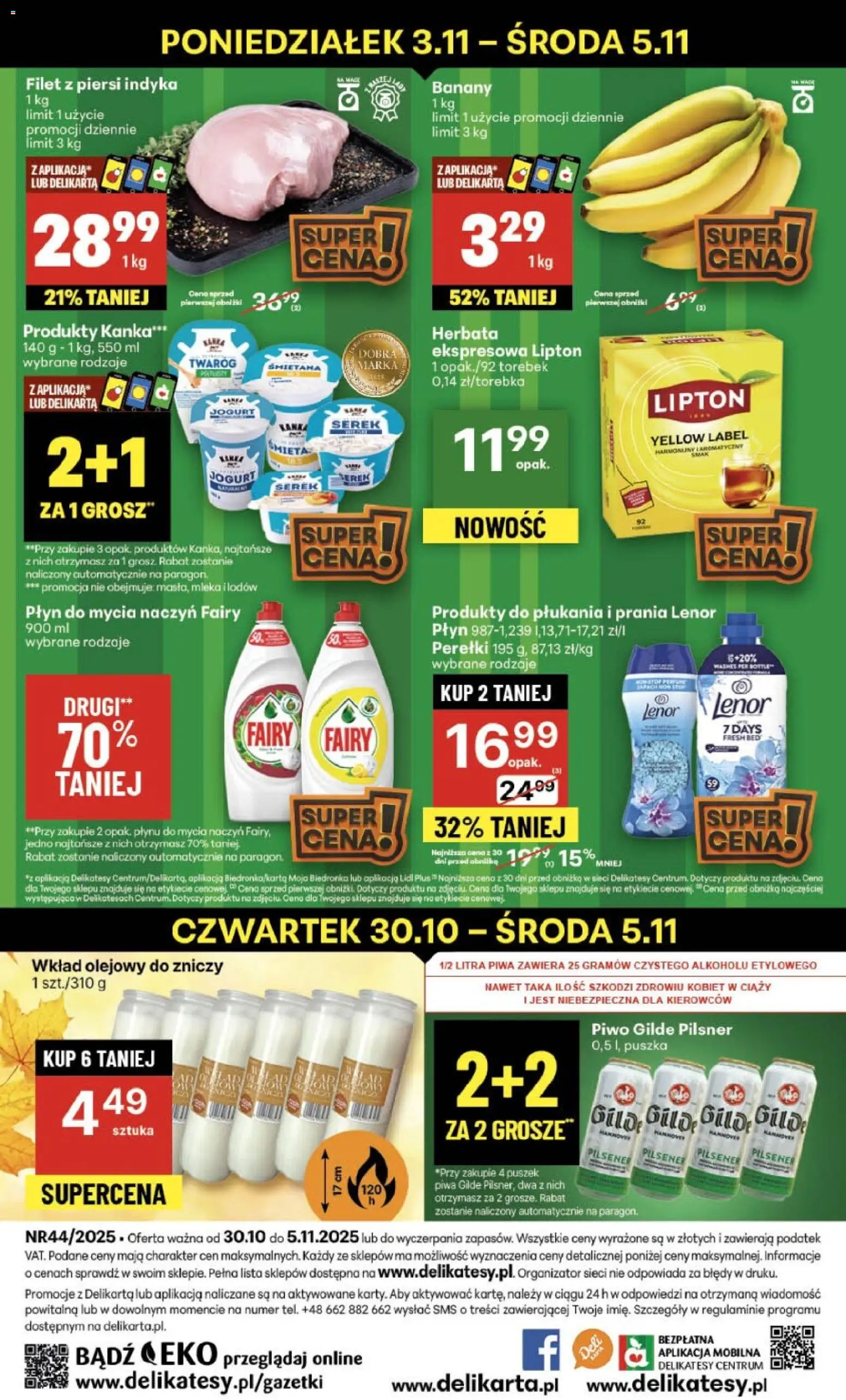 Delikatesy Centrum Gazetka od 30.10.2025 | Strona: 40 | Produkty: Mleka, Delikatesy, Jogurt, Śmietana