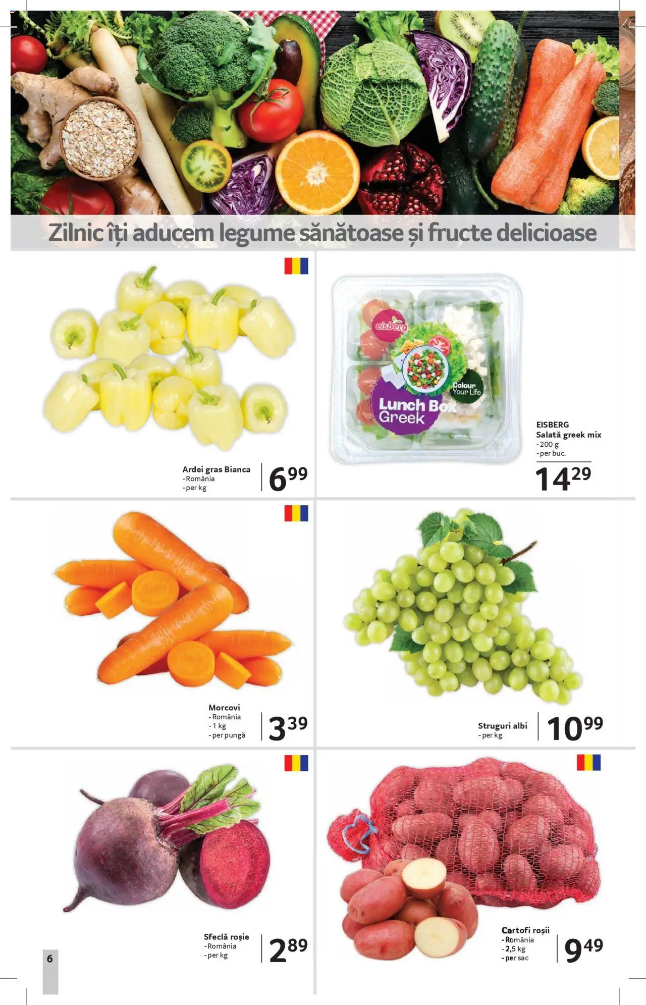 Catalog Selgros - Magazine Mici – valabil de la 25.07.2025 | Pagină: 6 | Produse: Struguri, Pungă, Cartofi, Fructe