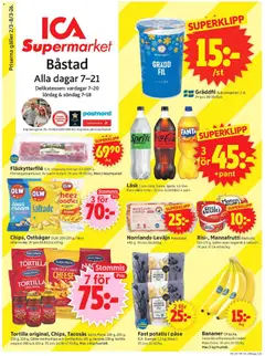 ICA Supermarket - Båstad - Förhandsvisning av reklamblad från butik ICA Supermarket aktuell från 02.03.2026