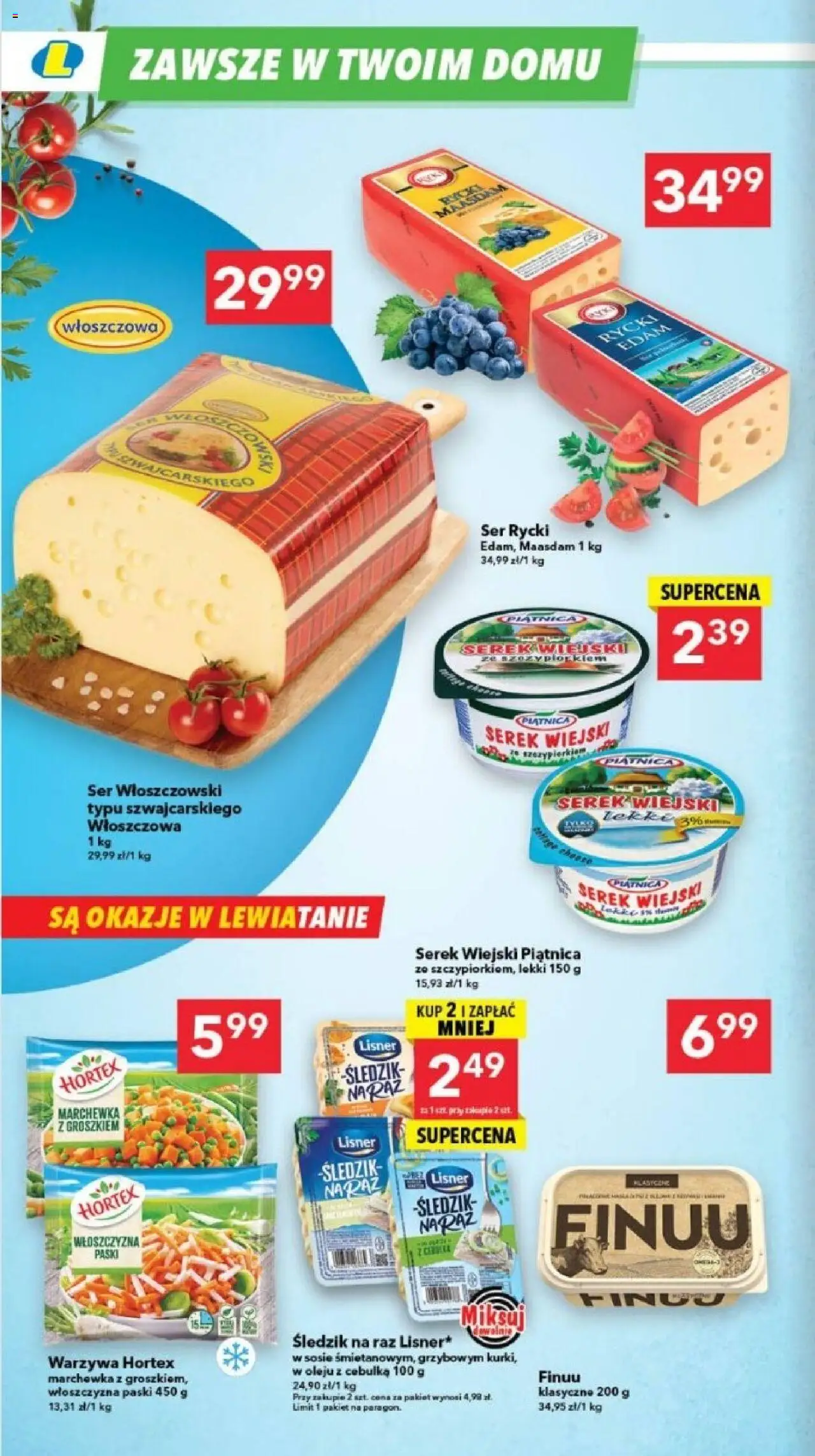 Lewiatan gazetka - Szczecin od 23.10.2025 | Strona: 4 | Produkty: Serek, Serek wiejski, Ser, Marchewka