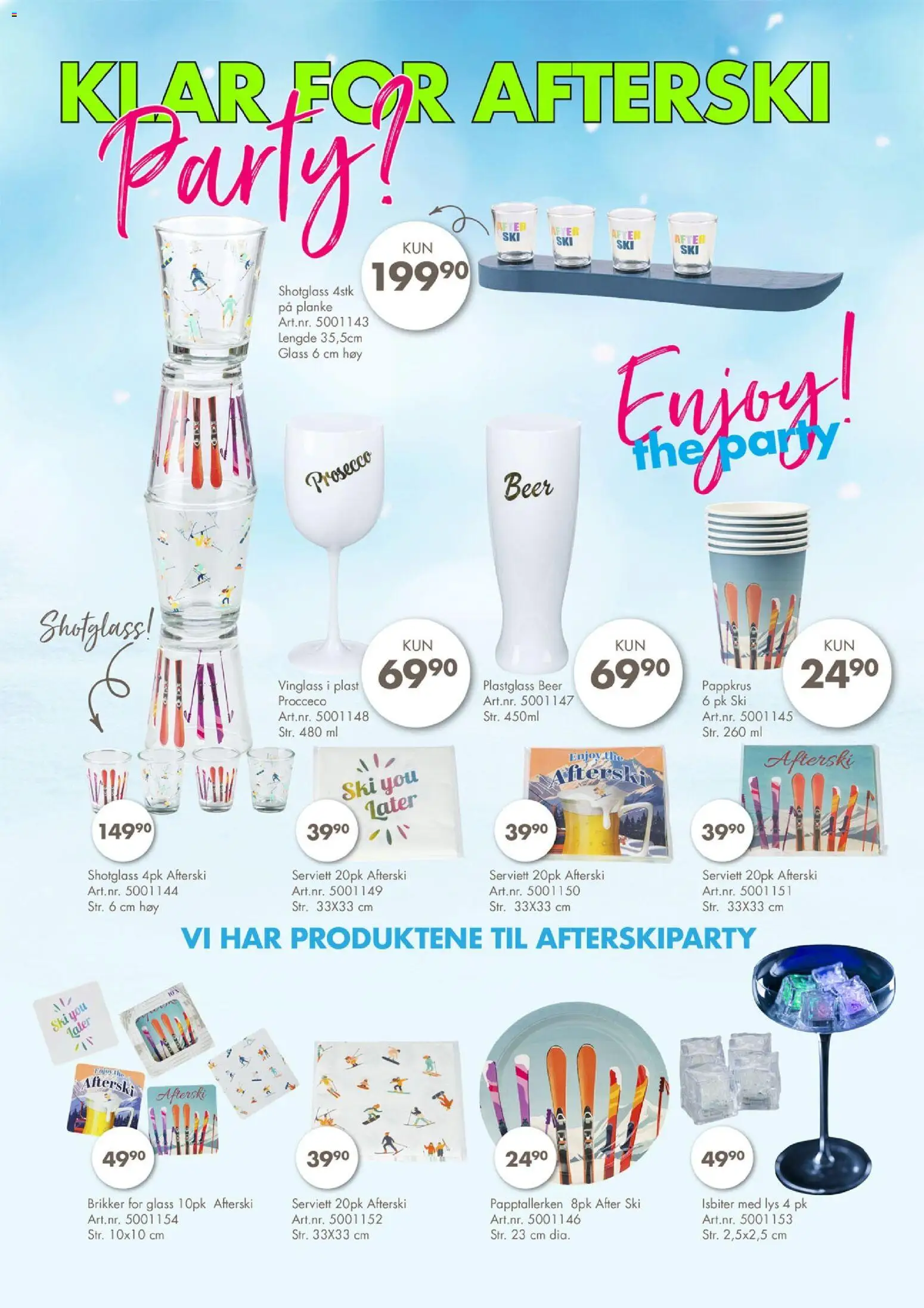 {H1} | Side: 16 | Produkter: Glass, Setting spray, Lys, Фломастери