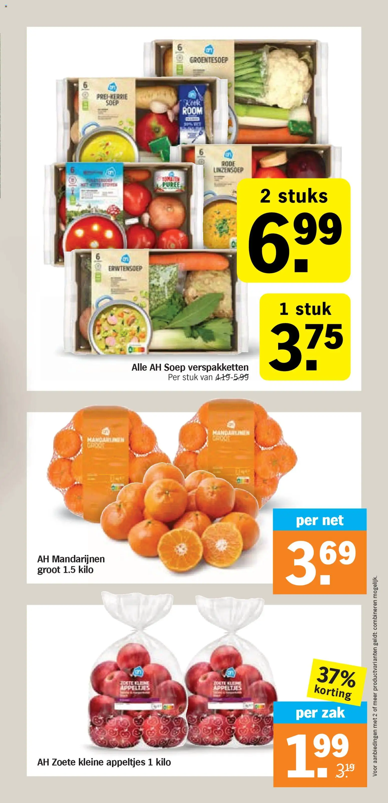 {H1} | Pagina: 8 | Producten: Mandarijnen, Room, Zak